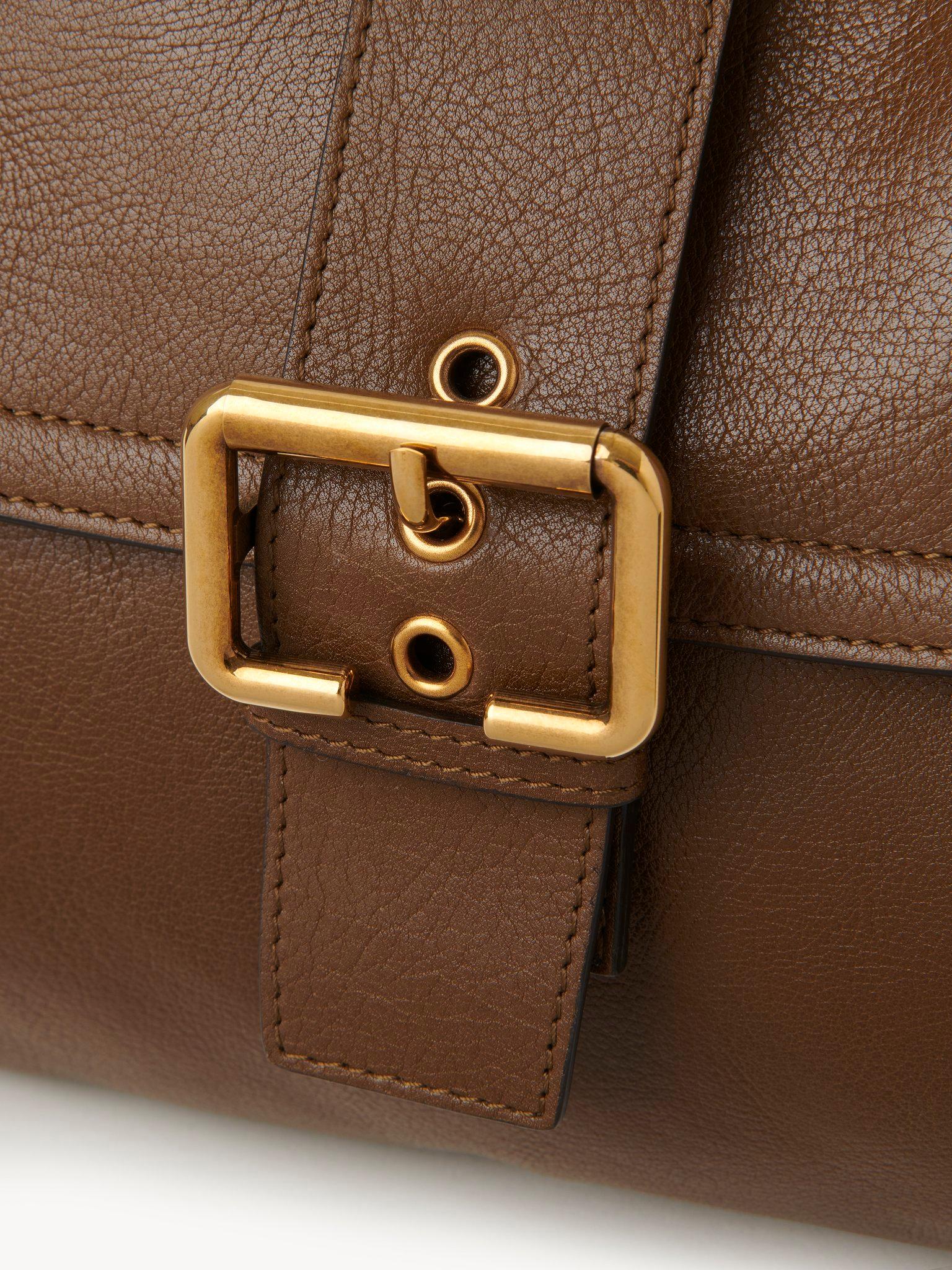 Large Camera bag in shiny leather Product Image