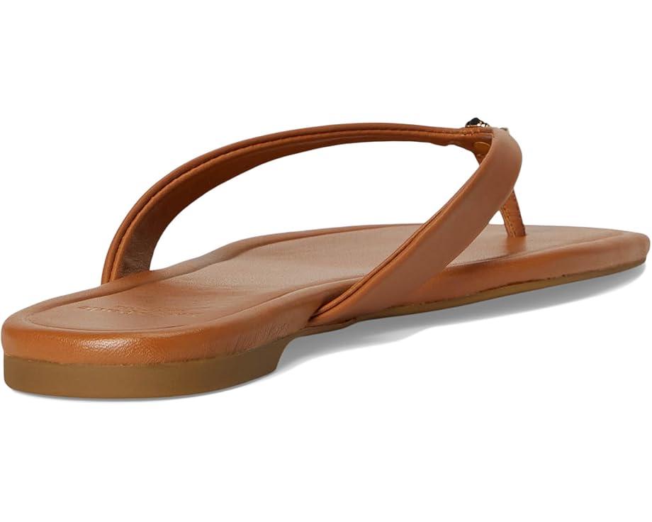 Spade Flower Smooth Leather Flip-Flop Product Image