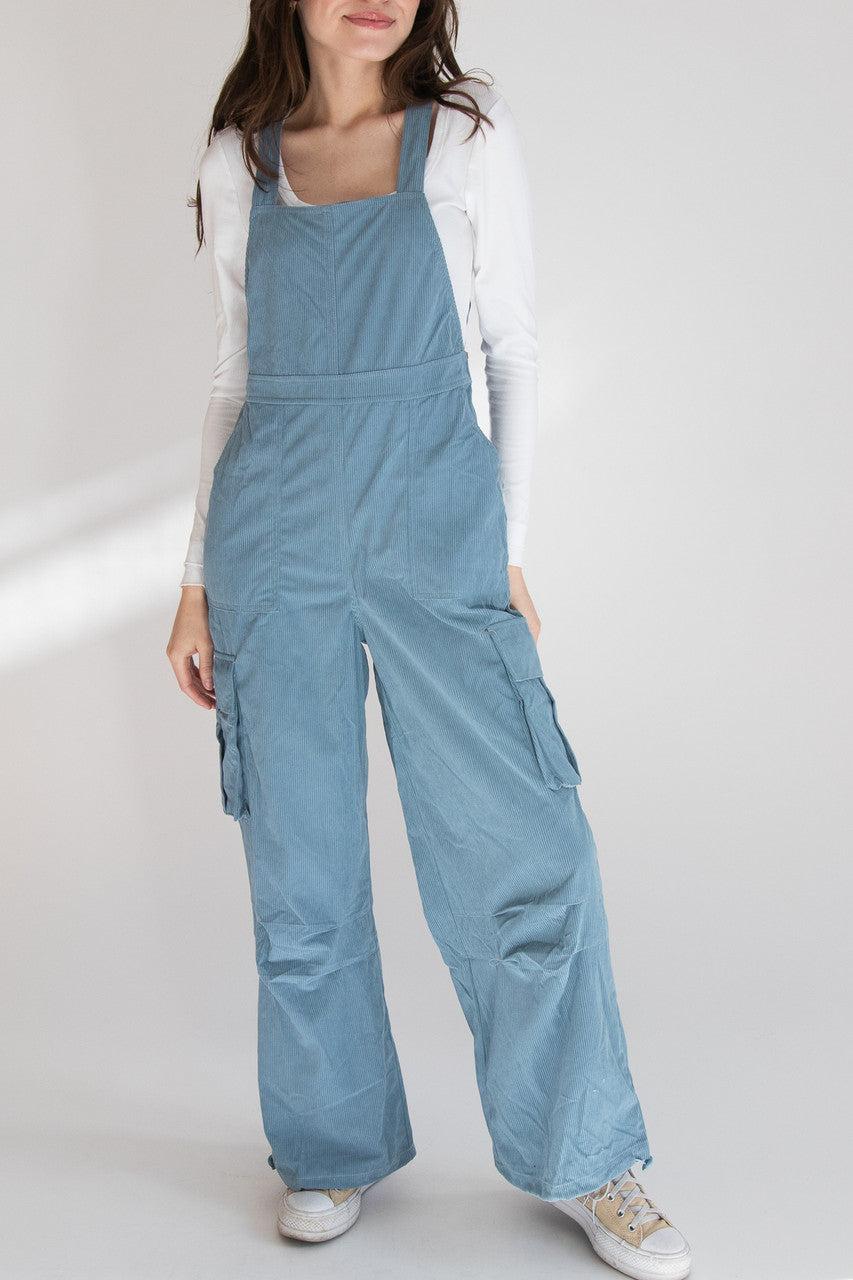 Corduroy Cargo Overalls Product Image