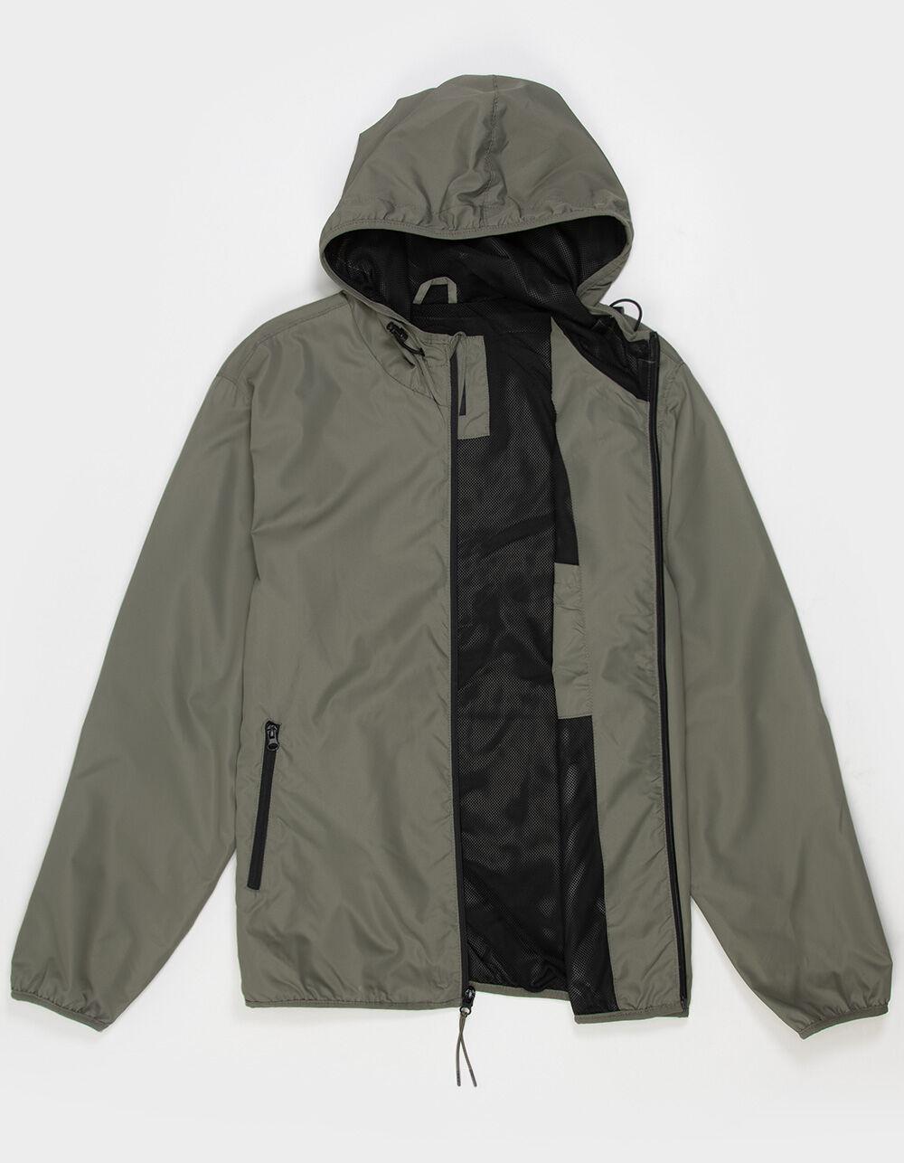 RSQ Mens Windbreaker Jacket - OLIVE Product Image