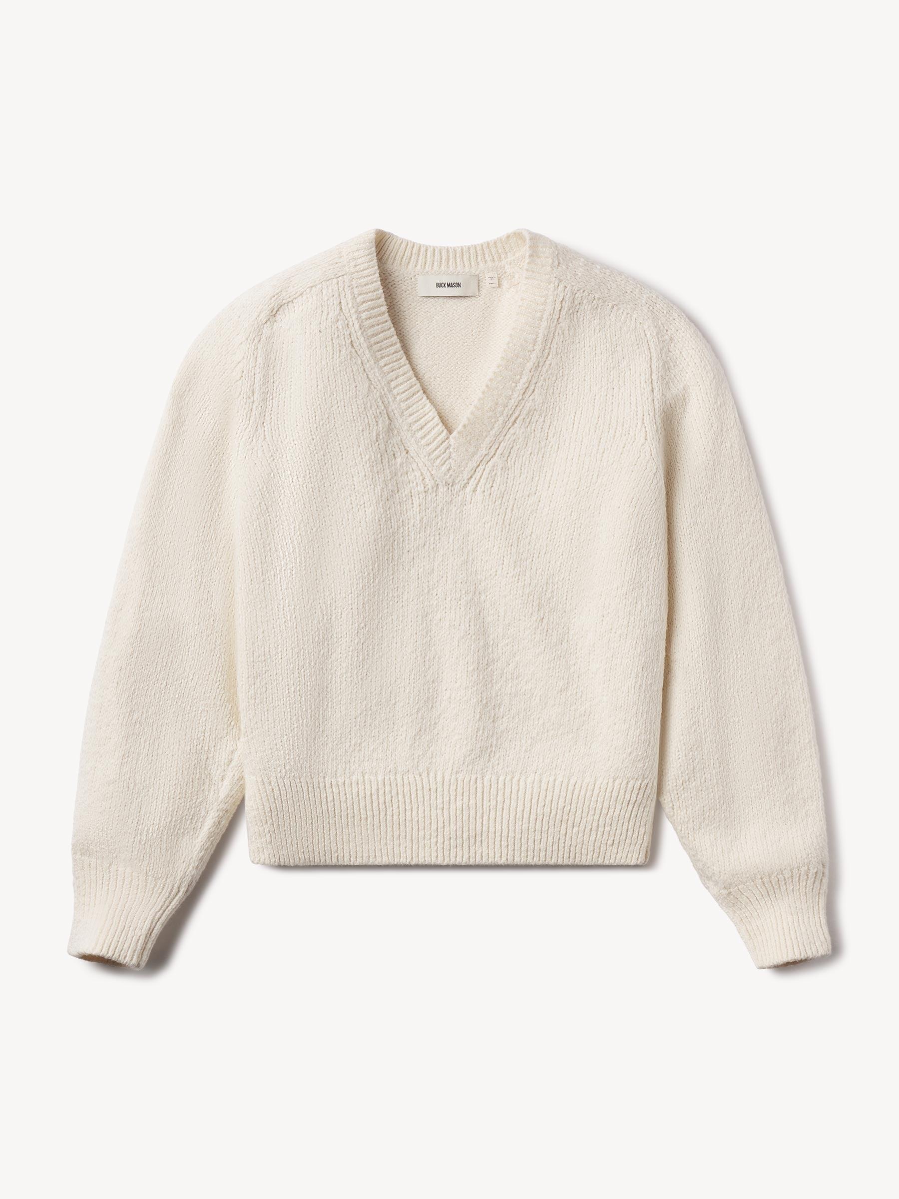 Natural Soft Spun Boxy V-Neck Product Image