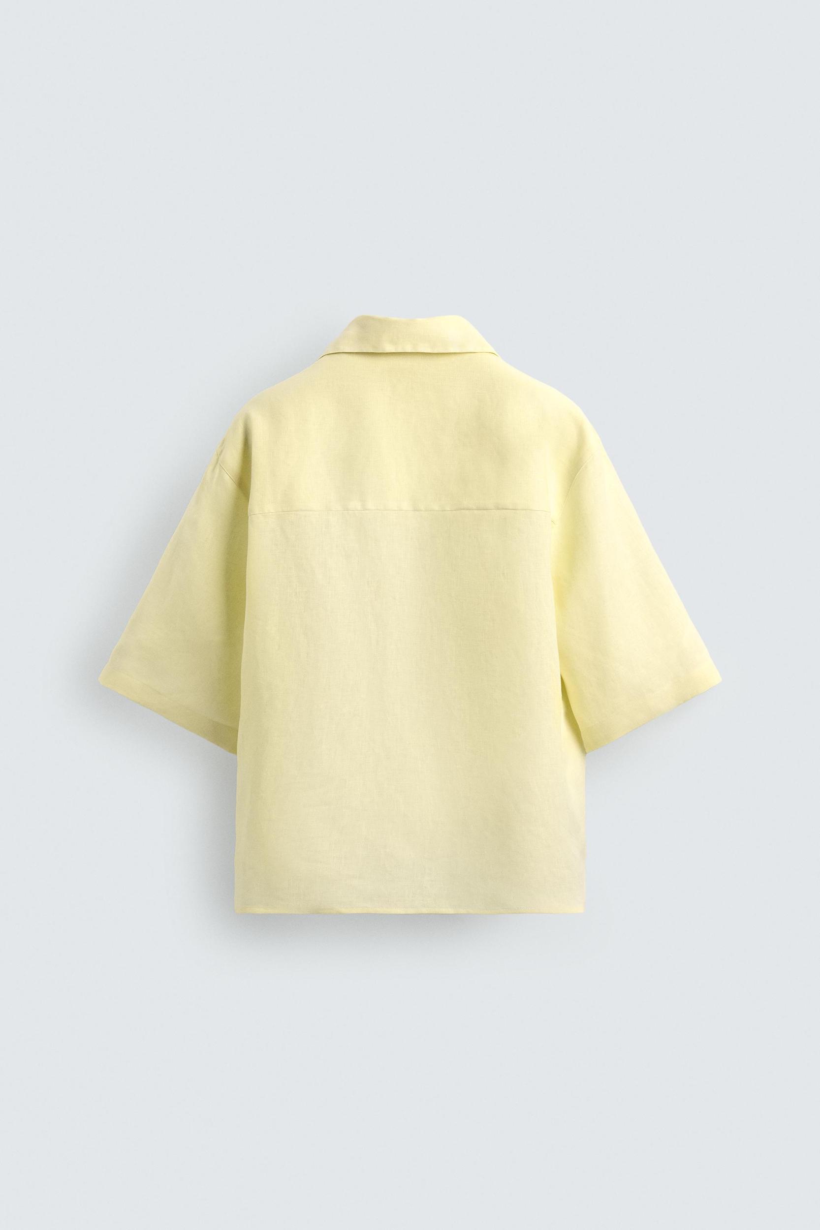 100% LINEN POLO SHIRT Product Image