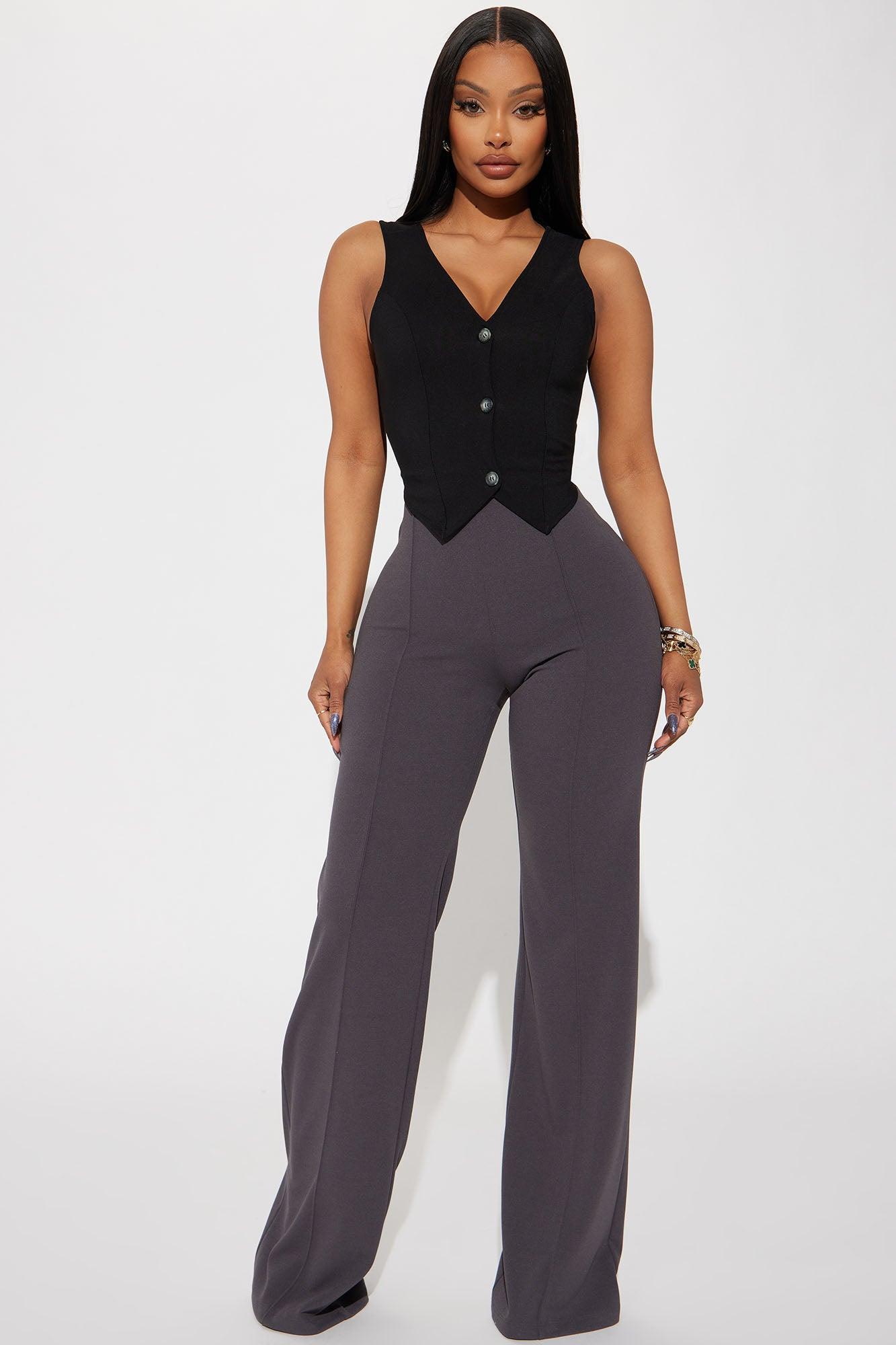 All Around Vest Top - Black Product Image