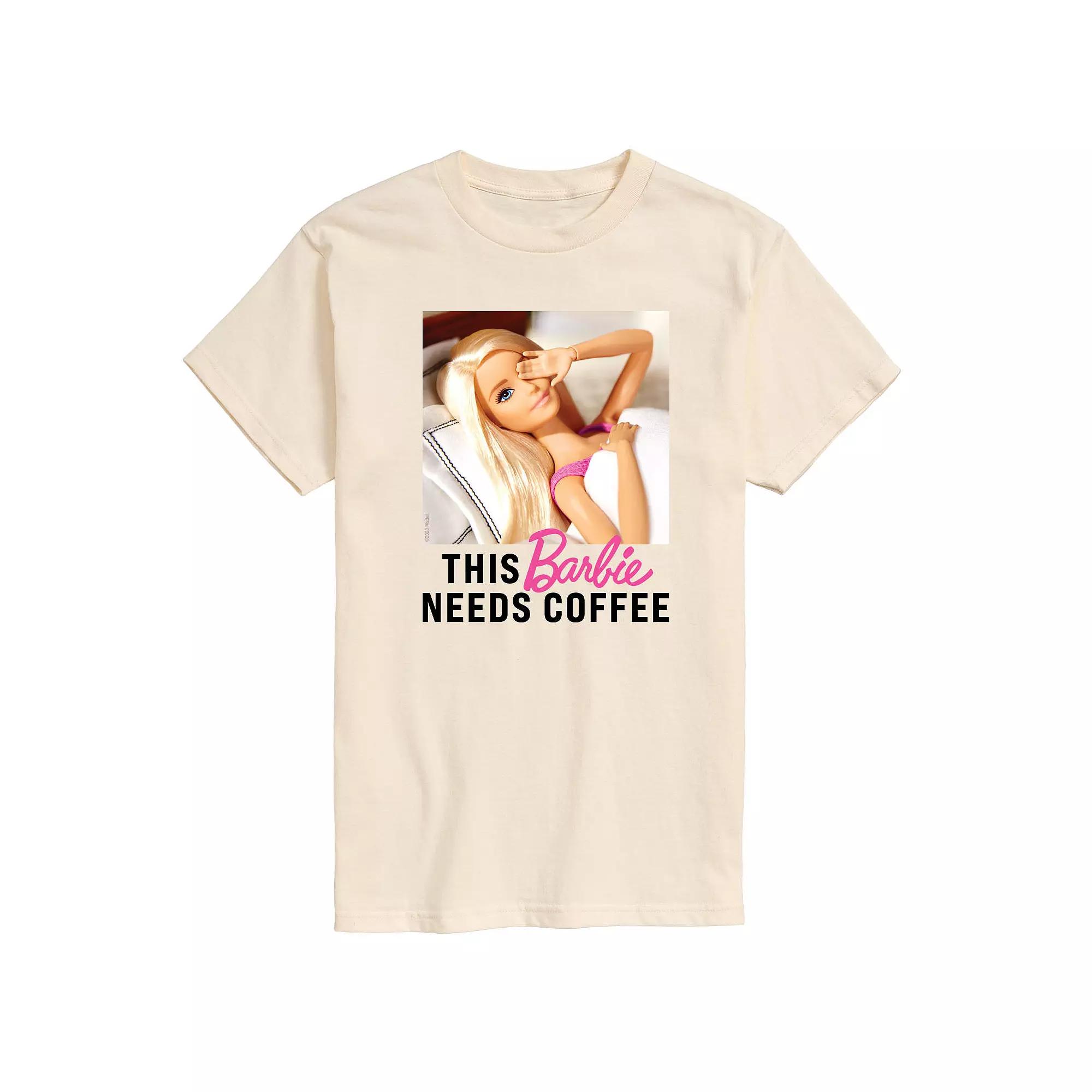 Men's Barbie® This Barbie Needs Coffee Graphic Tee,  Product Image