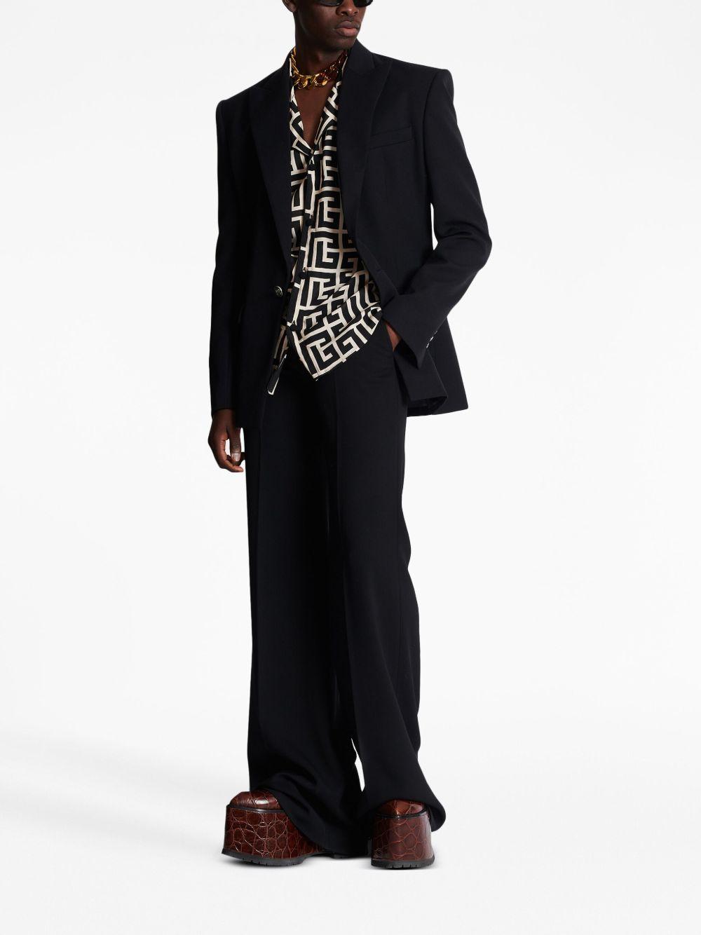 monogram-print pyjama top Product Image