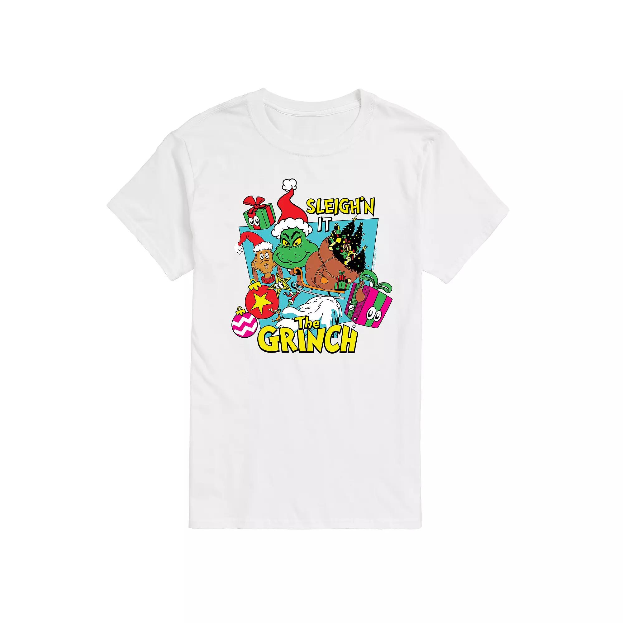 Men's Dr. Seuss The Grinch Sleigh'n It Graphic Tee,  Product Image