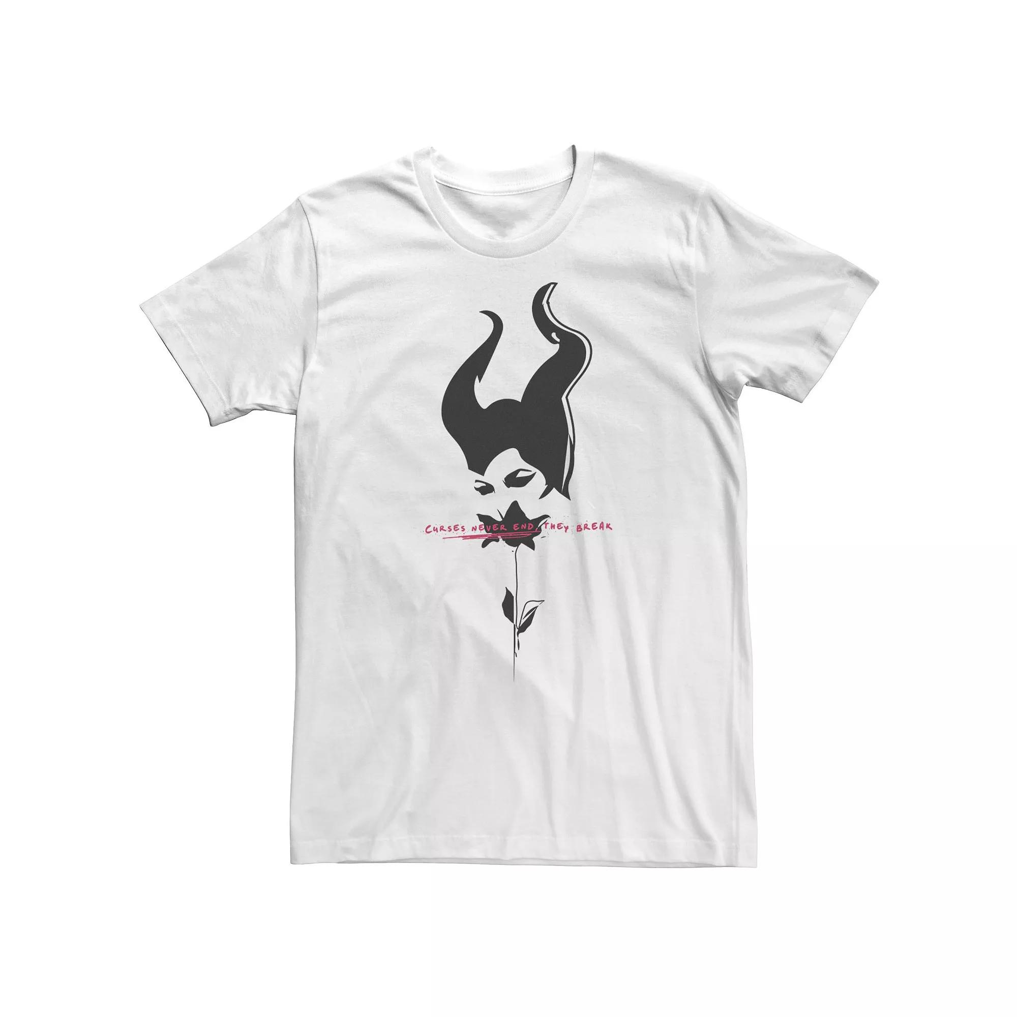 Big & Tall Disney Maleficent Mistress Of Evil Curses Never End Rose Tee, Men's,  Product Image
