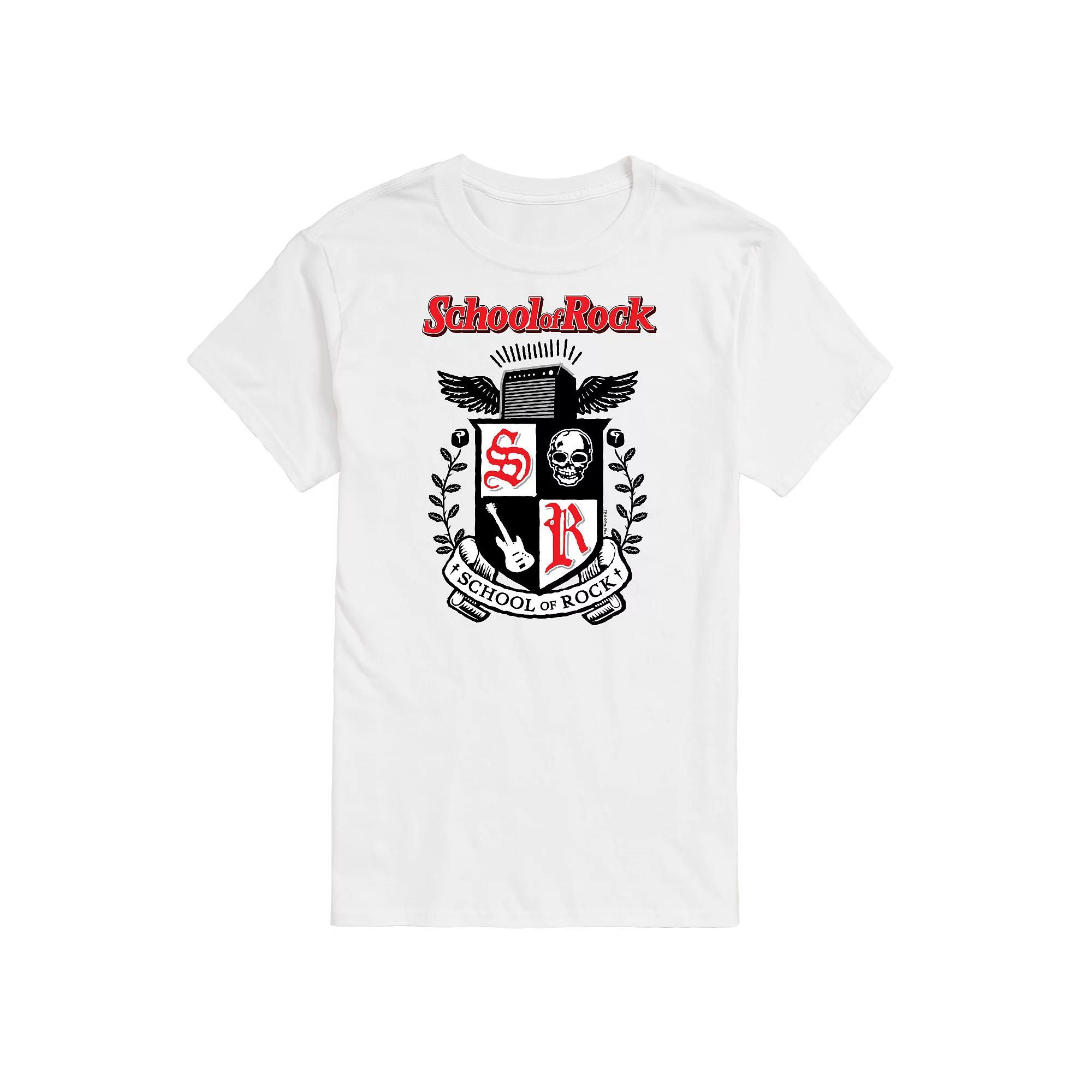 Men's School Of Rock Crest Graphic Tee,  Product Image