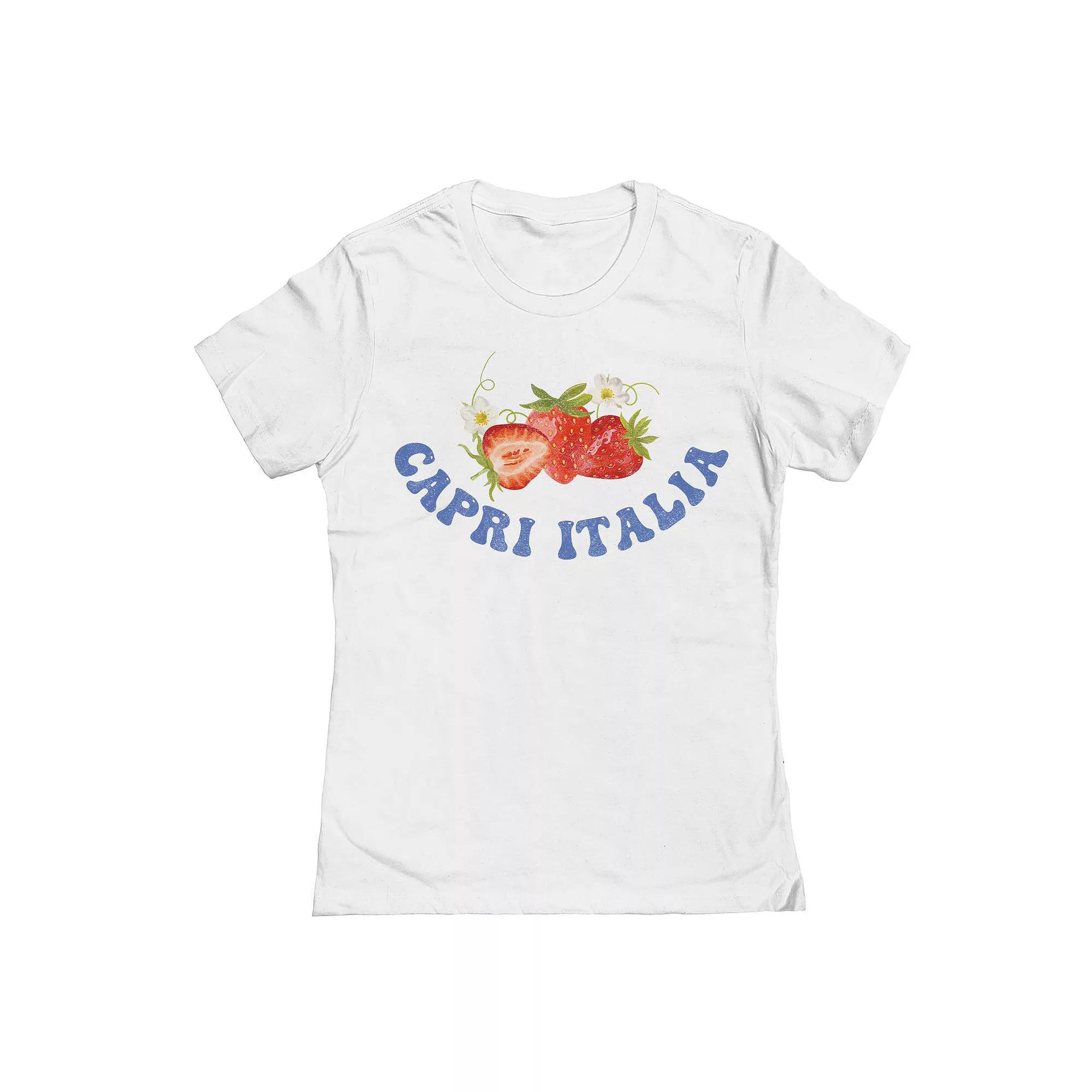 Junior's Grayson Threads The Label Capri Italia Graphic Tee, Women's,  Product Image