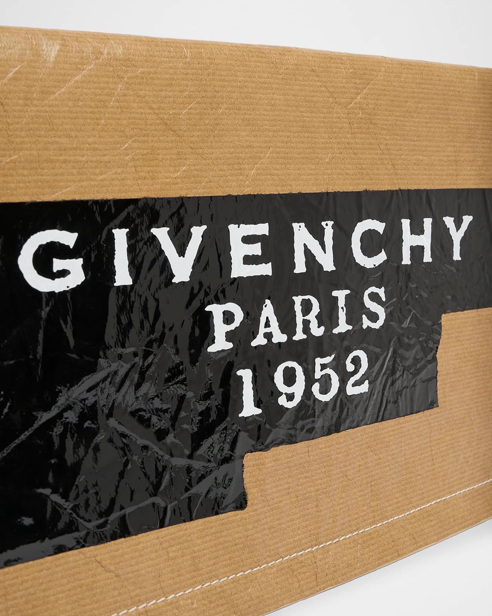 Pattern Pochette in Leather with Craft Tape Effect Product Image