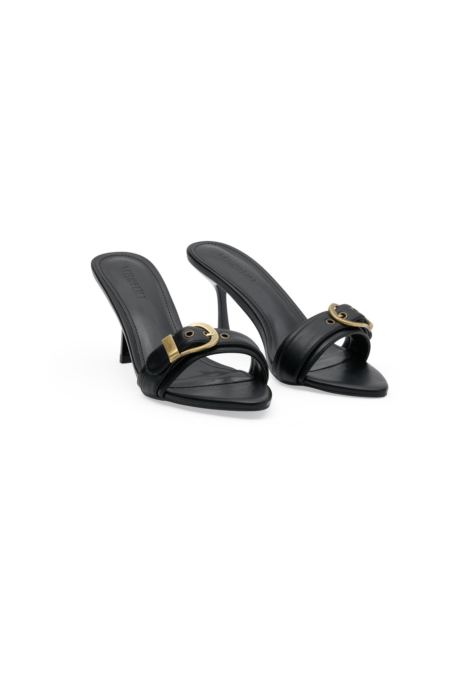 Colleen Buckle Heel - Black Product Image