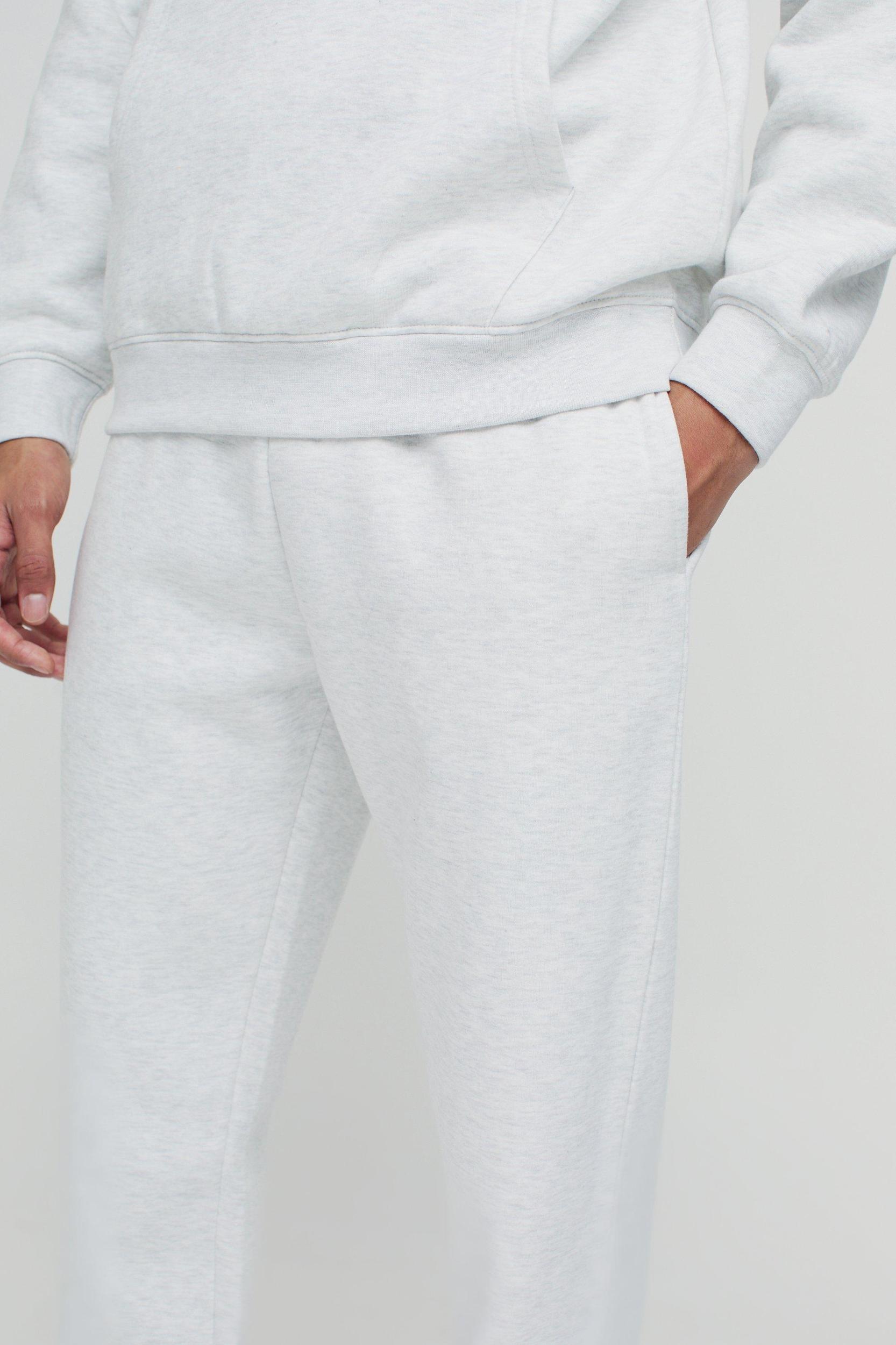 330GSM Regular Fit Split Hem Sweatpants | boohooMAN USA Product Image