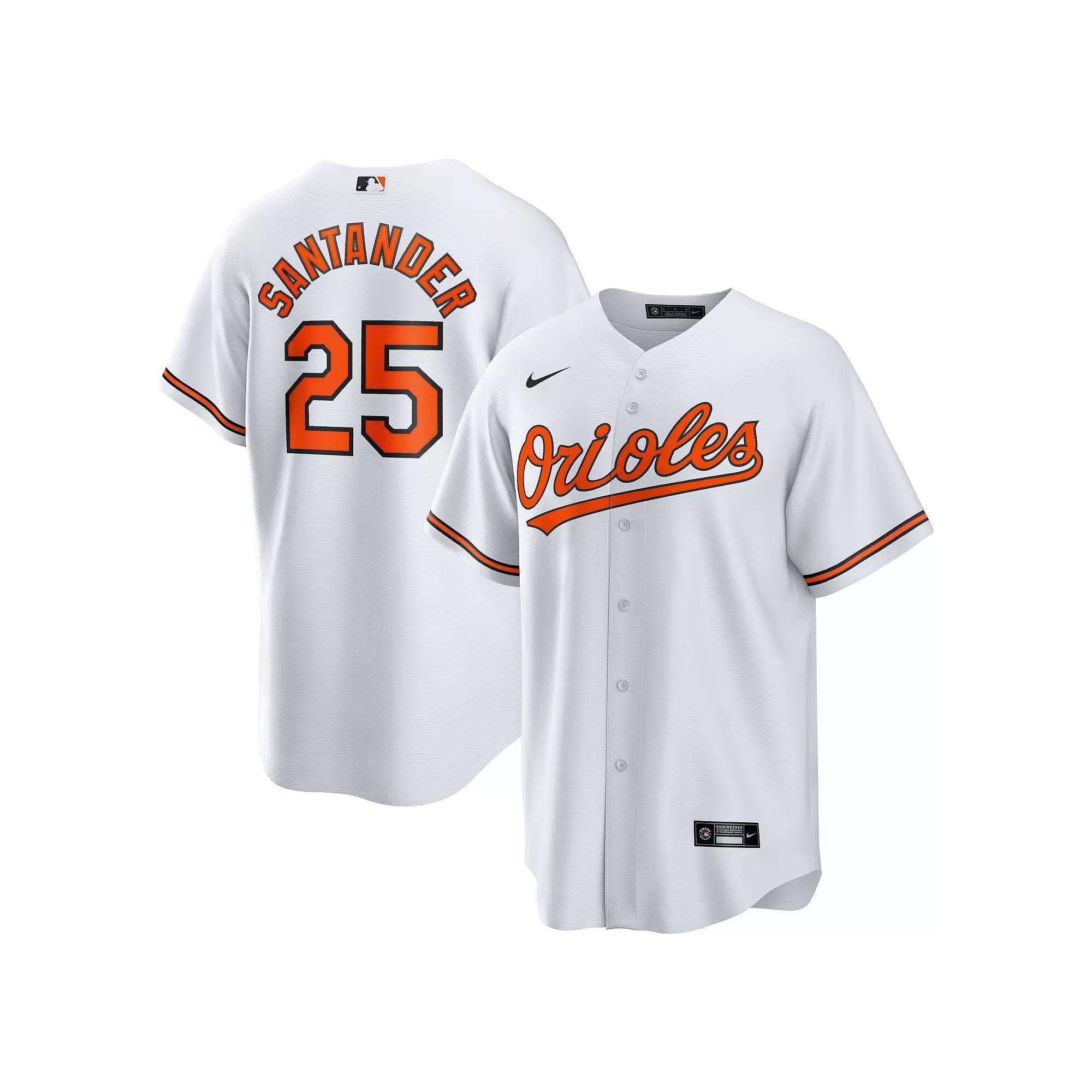 Men's Nike Anthony Santander White Baltimore Orioles Replica Player Jersey, Size: Medium Product Image