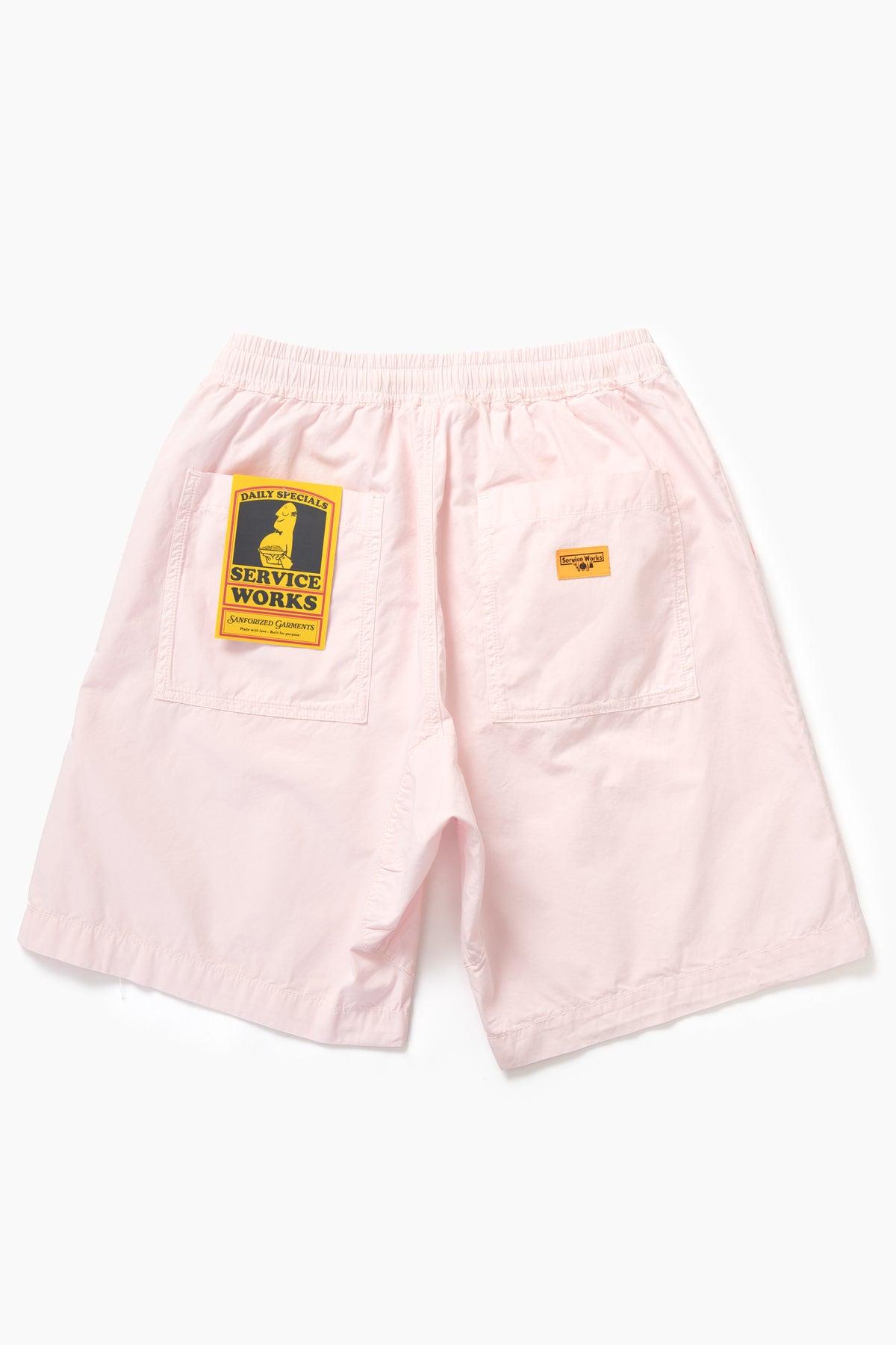 Service Works - Poplin Chef Shorts - Dusty Pink Product Image
