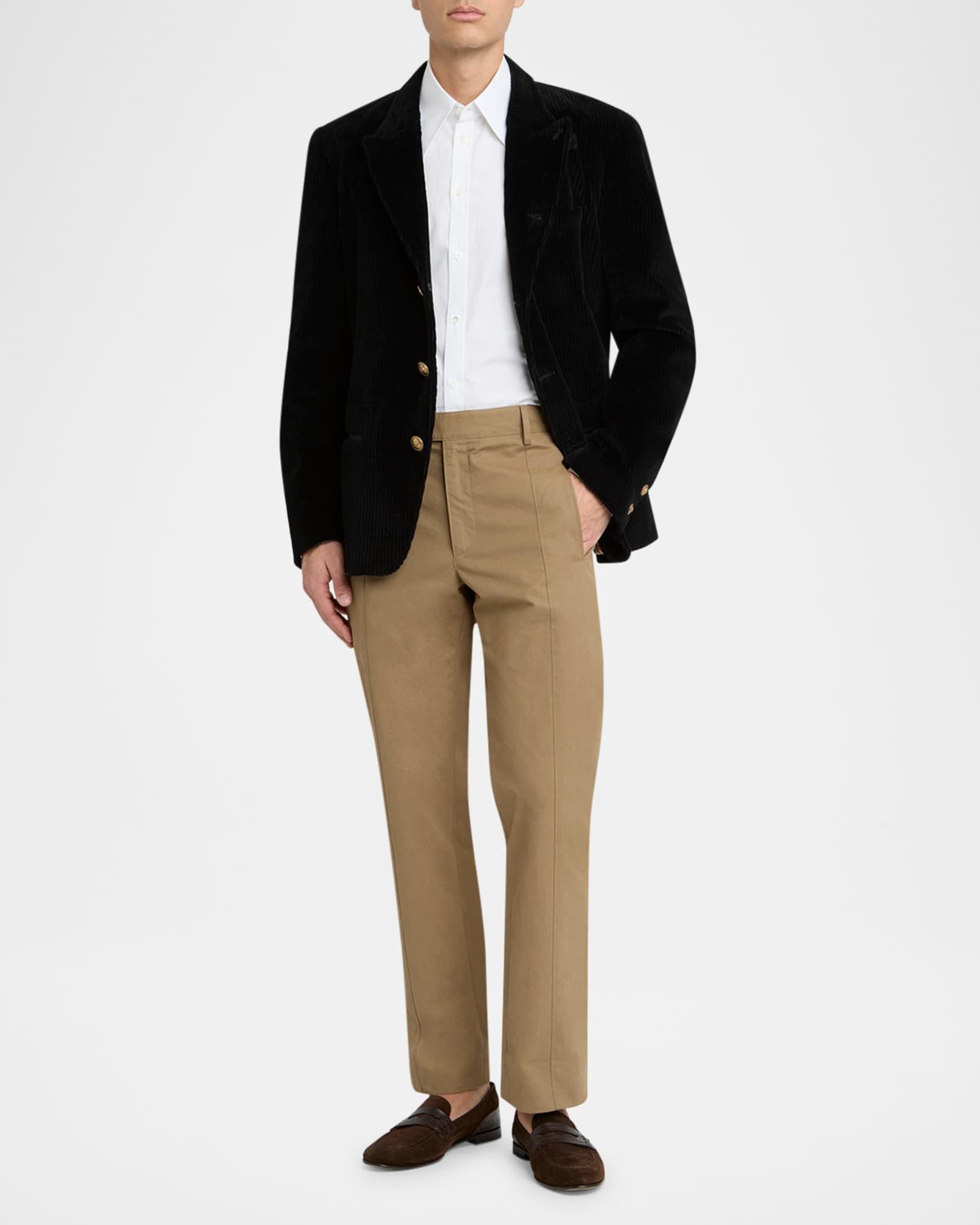 Men's Suede and Alligator Penny Loafers Product Image