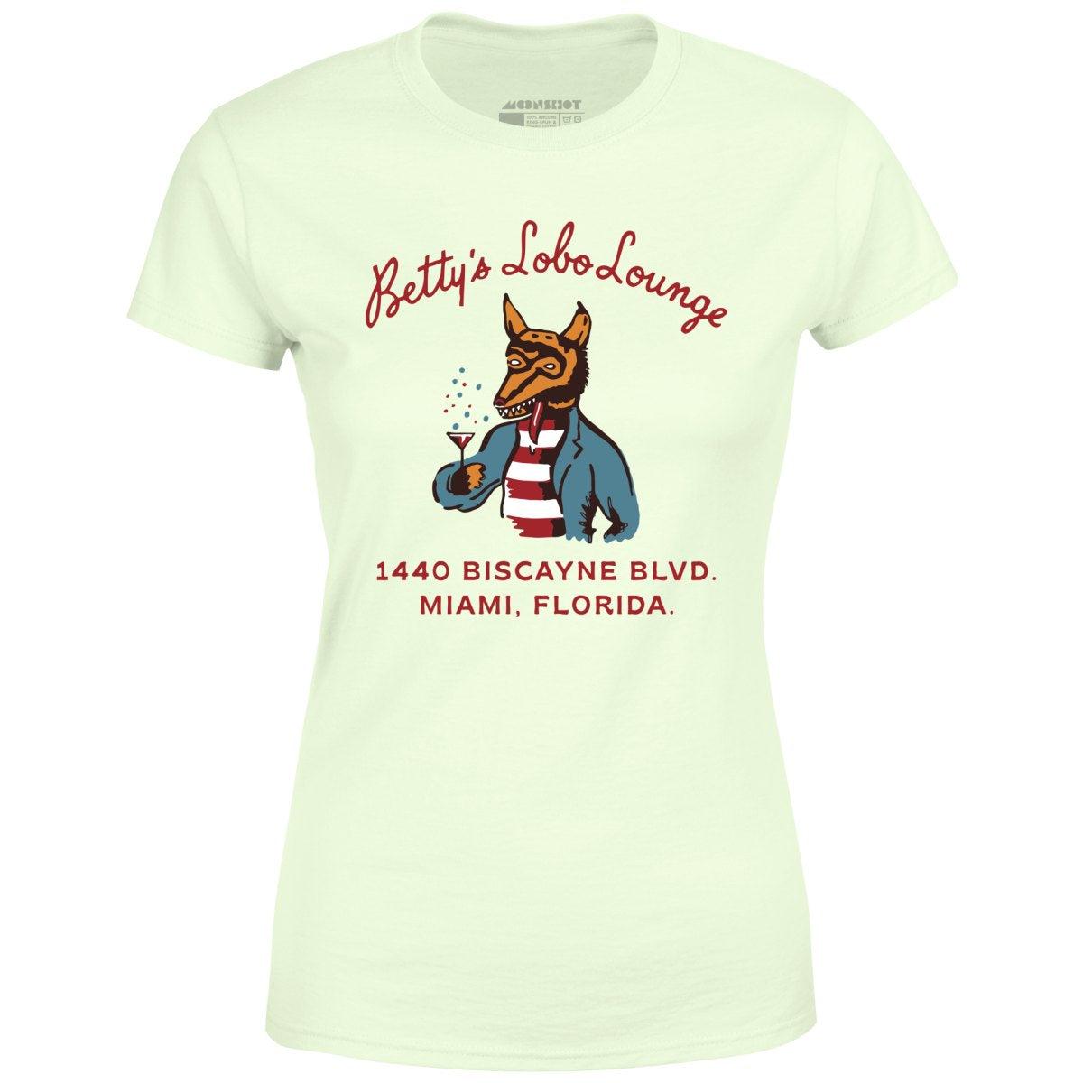 Betty's Lobo Lounge - Miami, FL - Vintage Restaurant - Women's T-Shirt Female Product Image