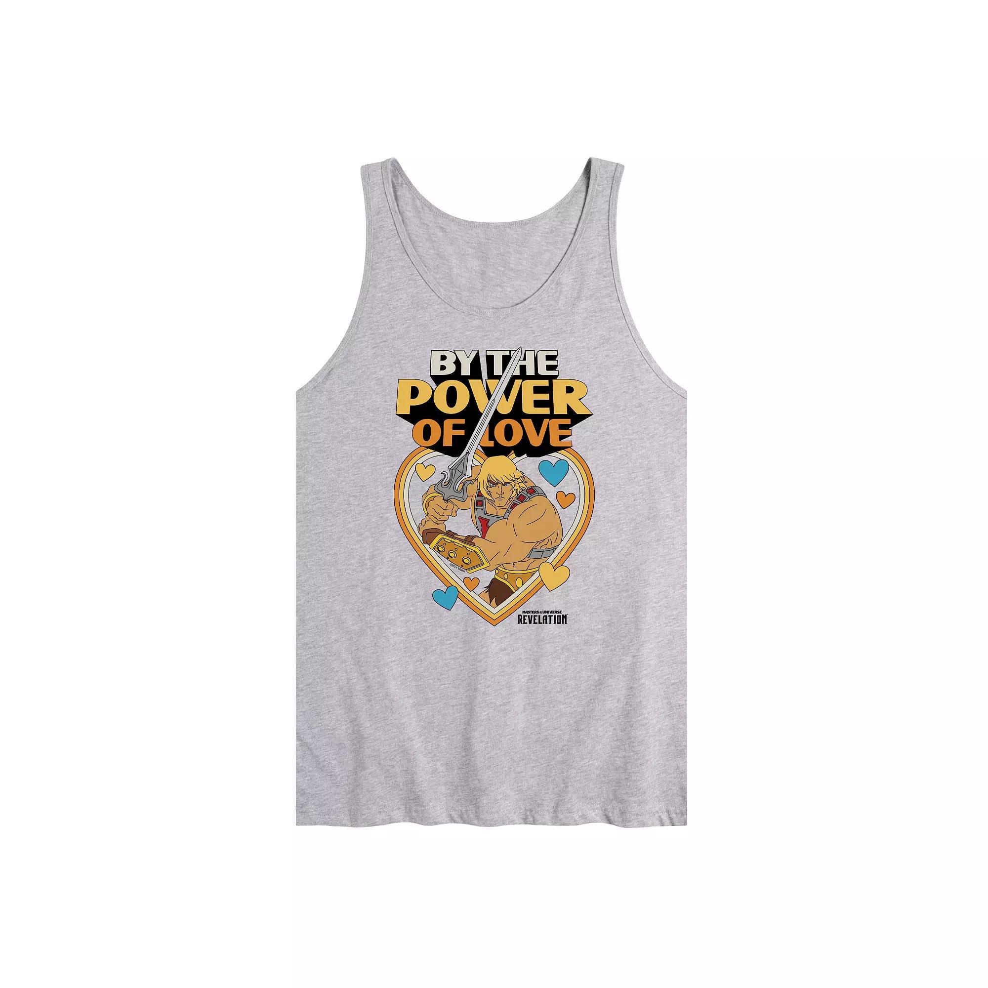 Men's Masters Of The Universe Power Of Love Graphic Tank Top,  Product Image