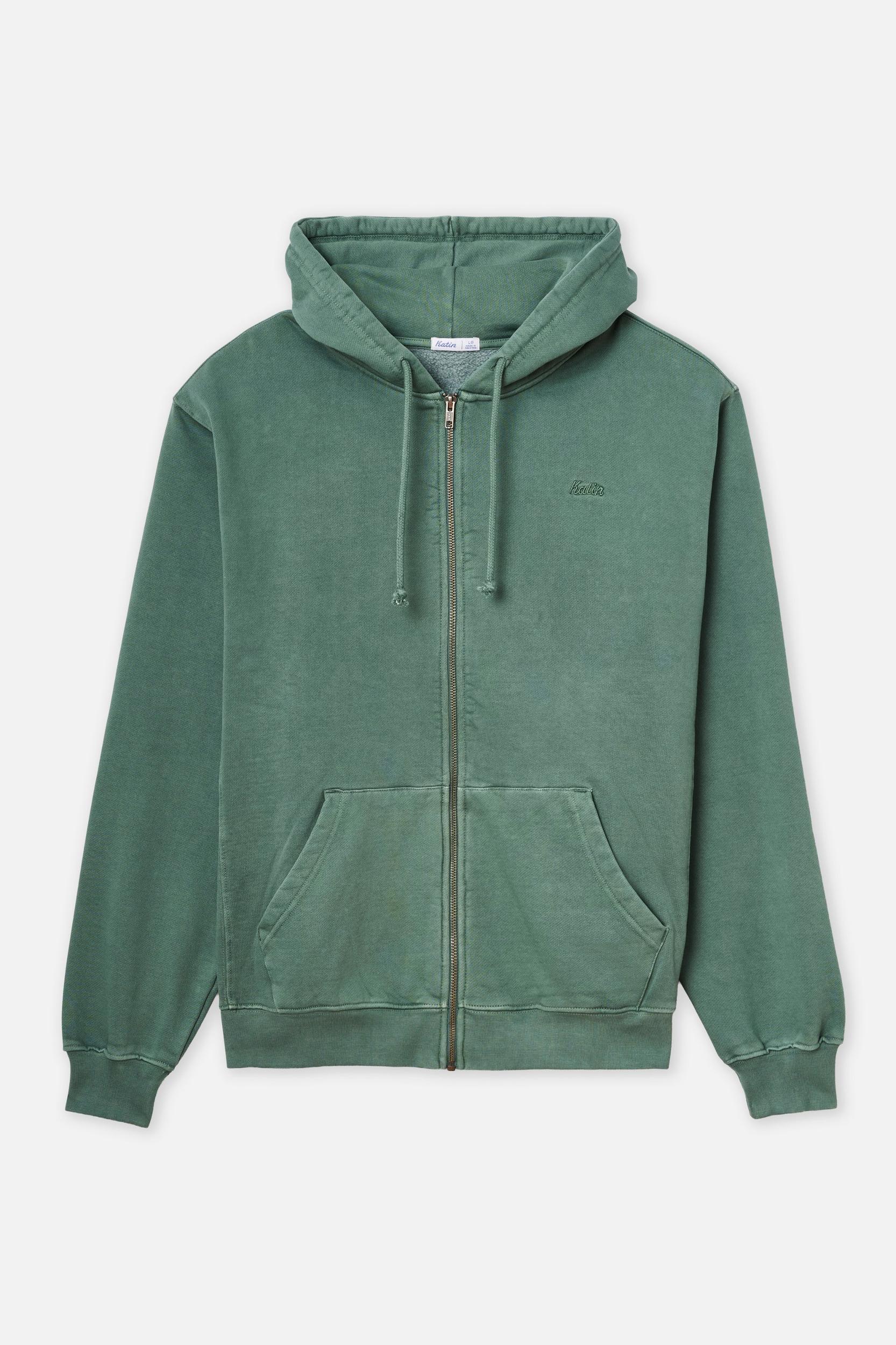 EMBROIDERED FULL ZIP HOODIE Product Image