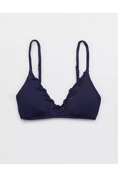 Aerie Ribbed Voop Bikini Top Women's Product Image