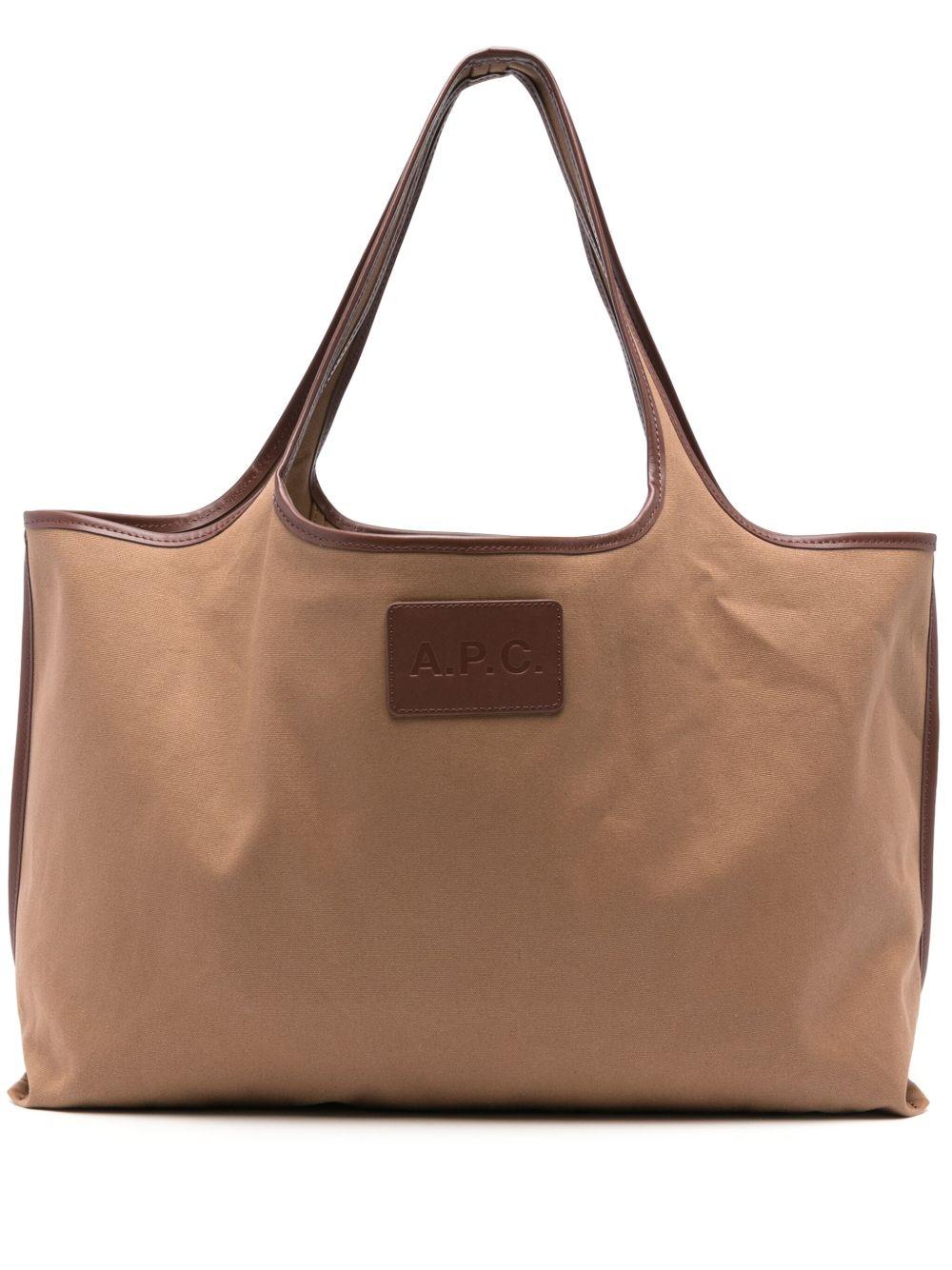 leather tote bag Product Image