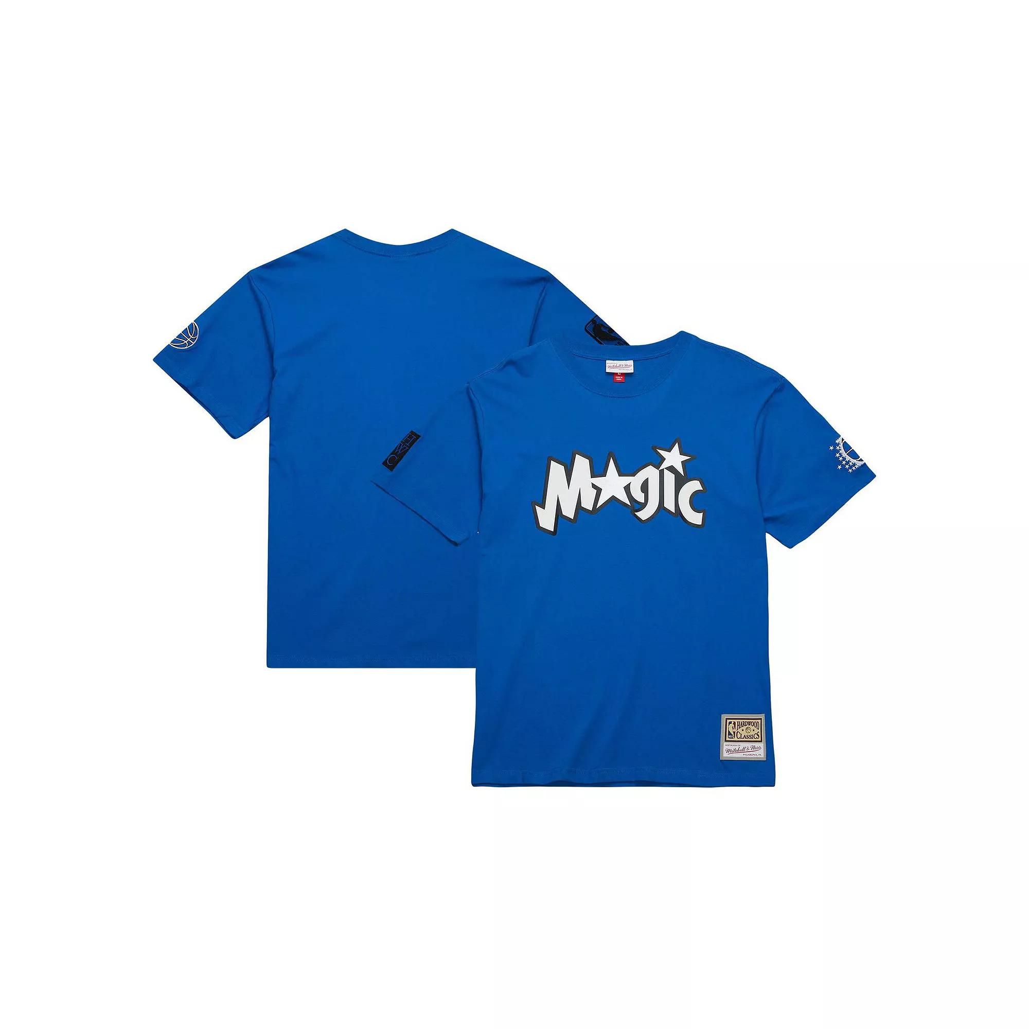 Men's Mitchell & Ness Blue Orlando Magic Hardwood Classics Nights Premium T-Shirt, Size: Small, Mag Blue Product Image