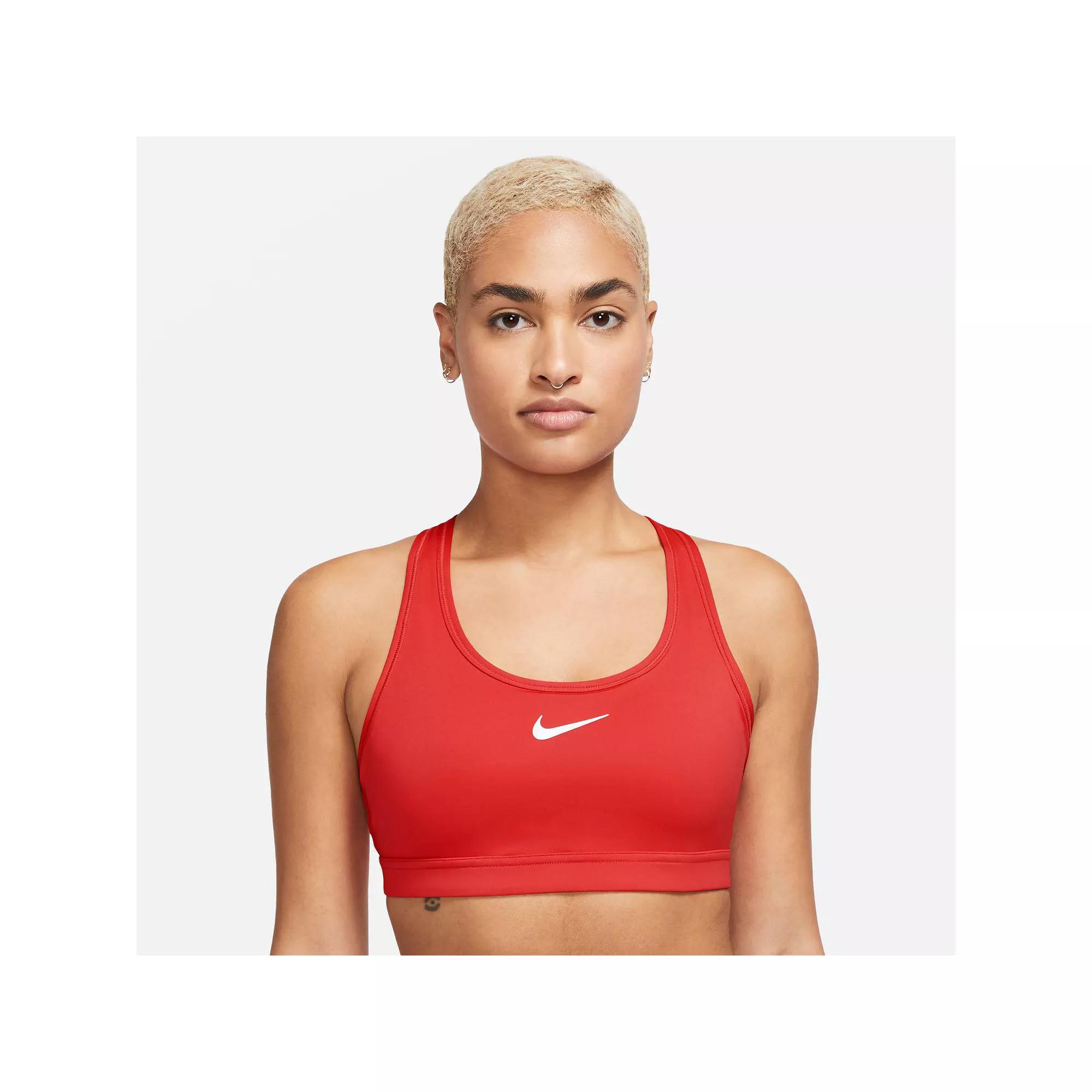 Nike Womens Swoosh Medium Support Padded Sports Bra | DX6821-410 Product Image
