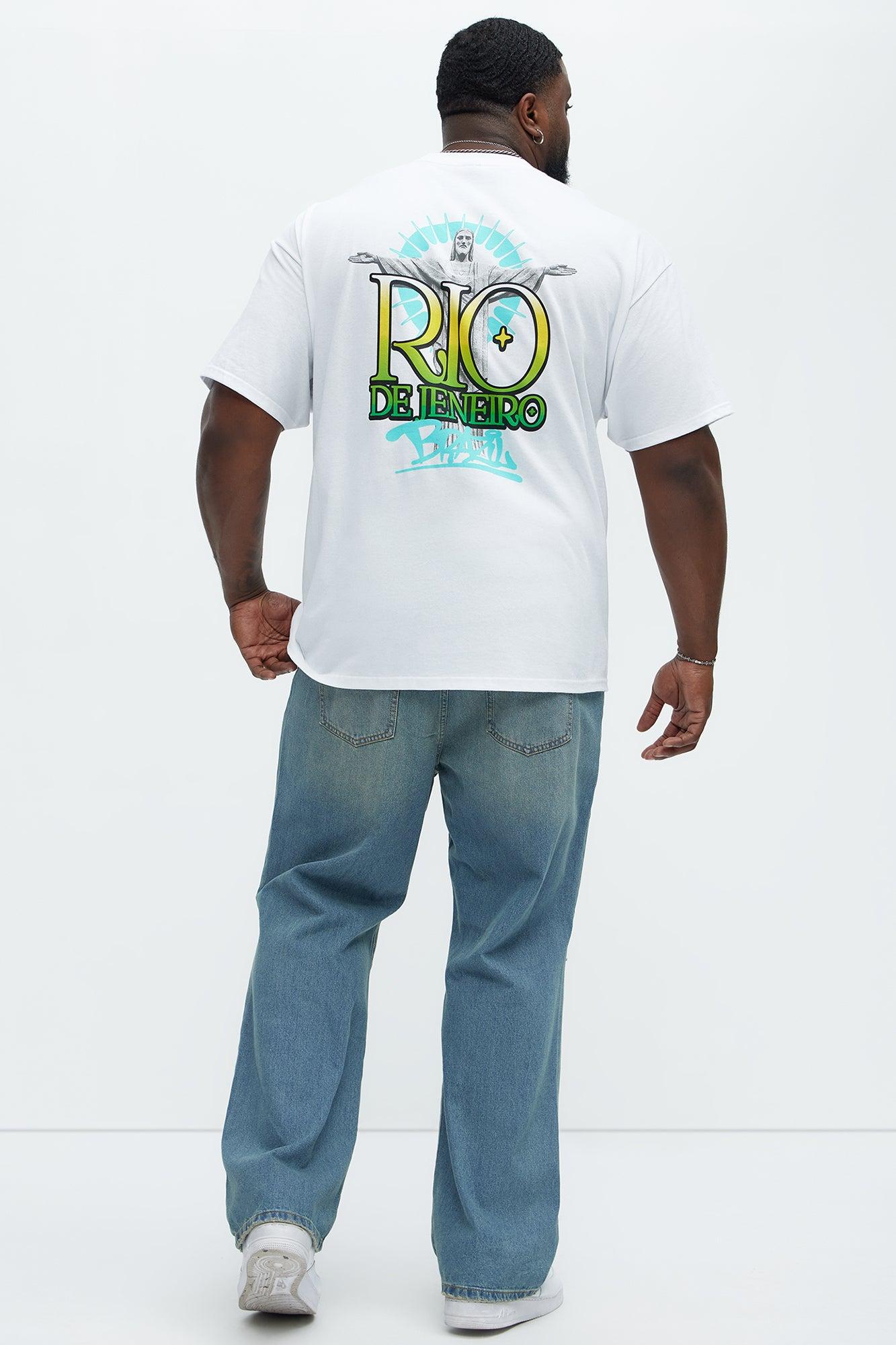 Rio De Jeneiro Short Sleeve Tee - White Product Image