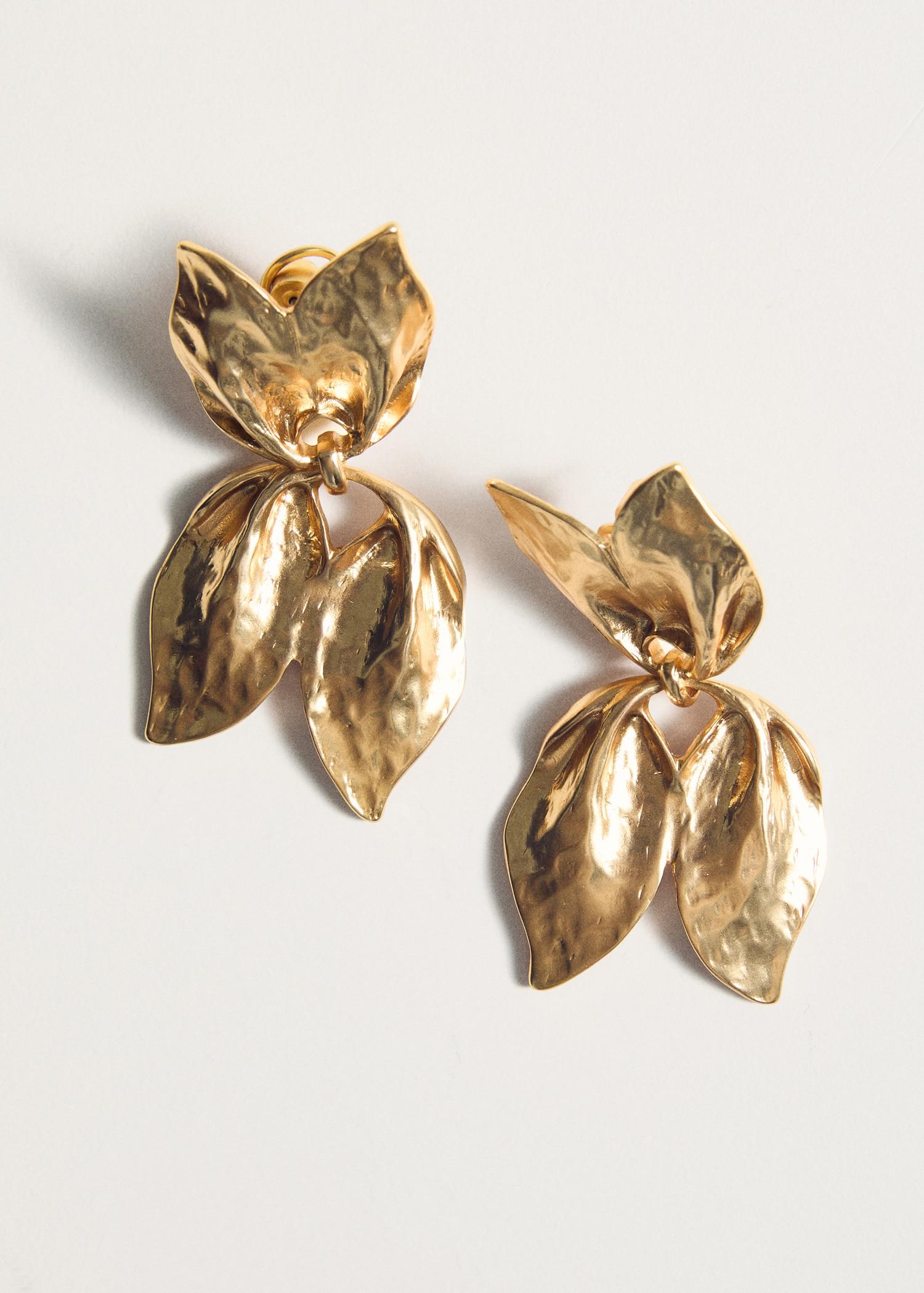 Pendant-design earrings - Women | MANGO USA Product Image