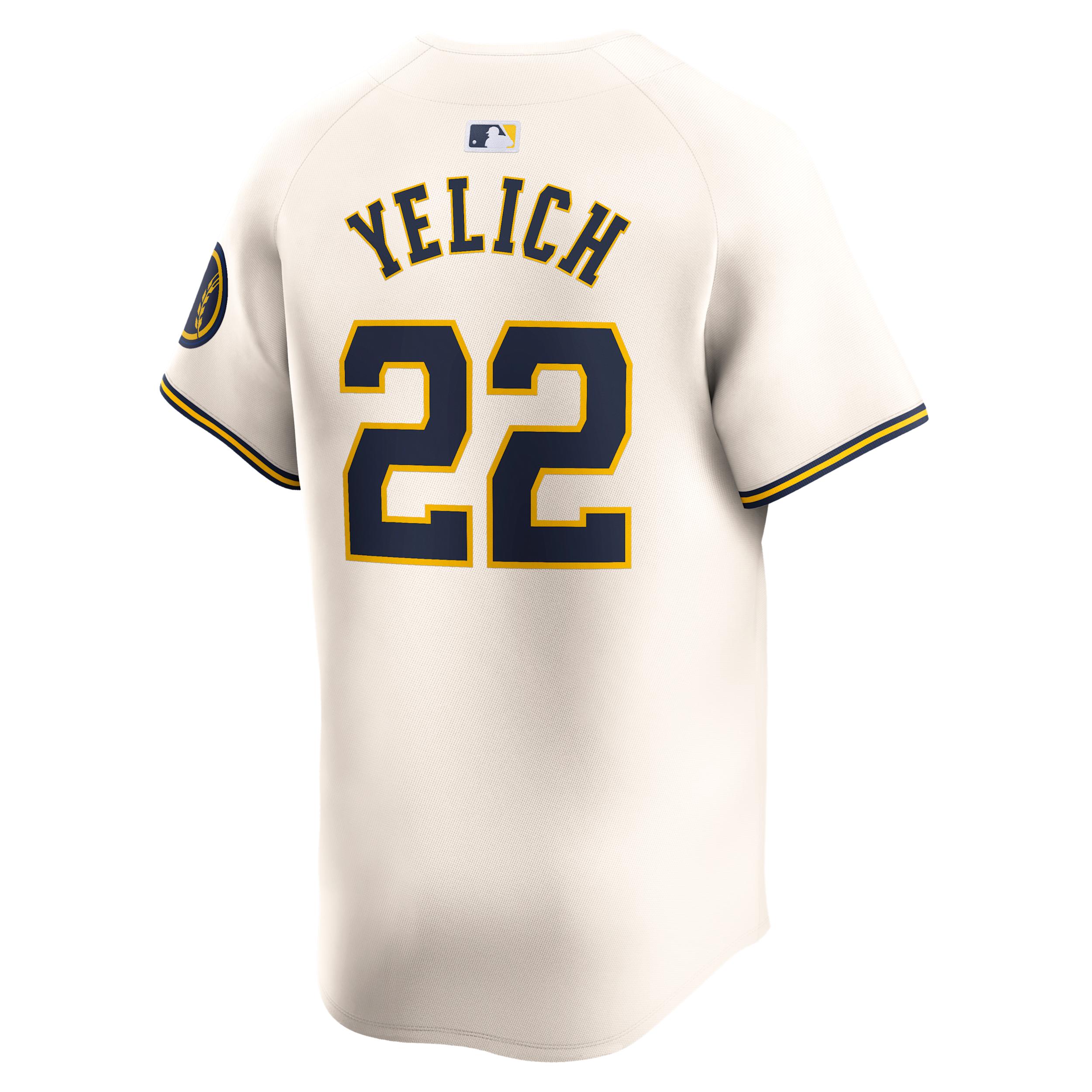 Christian Yelich Milwaukee Brewers Nike Men's Dri-FIT ADV MLB Limited Jersey Product Image