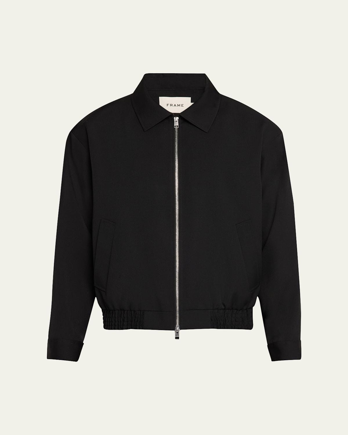 Mens Wool Full-Zip Blouson Product Image