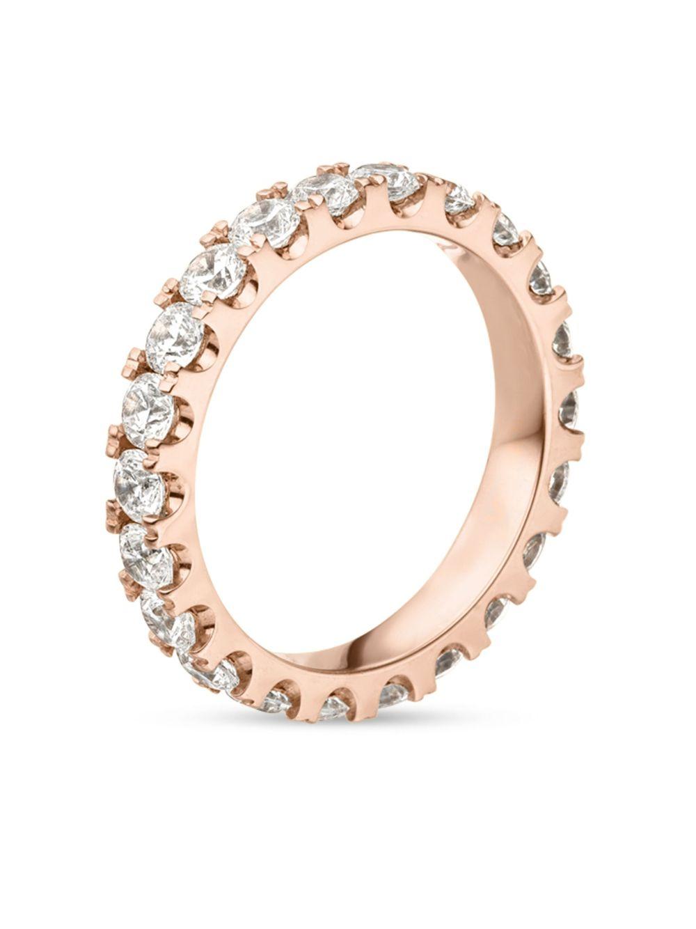 18kt yellow gold Memory diamond ring Product Image