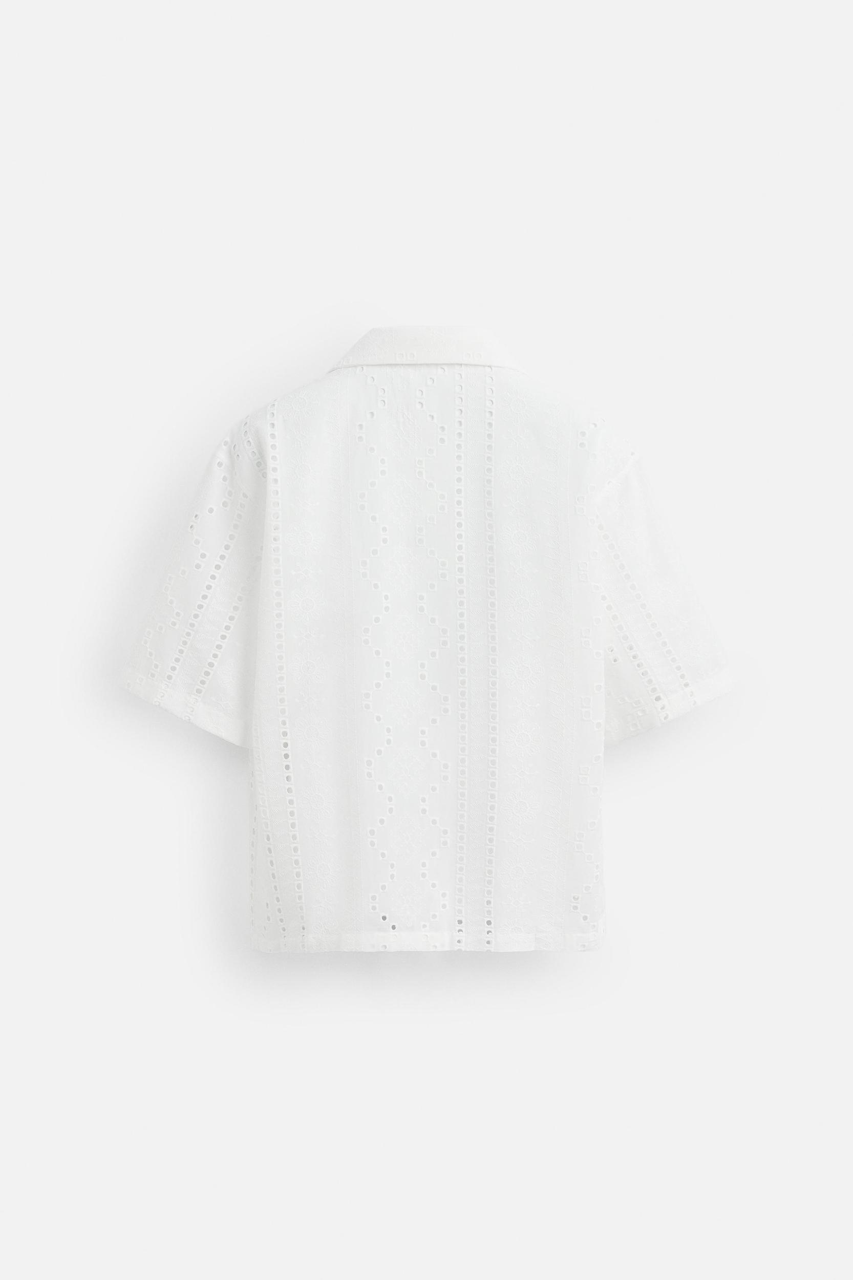 LASER CUT EMBROIDERY SHIRT Product Image