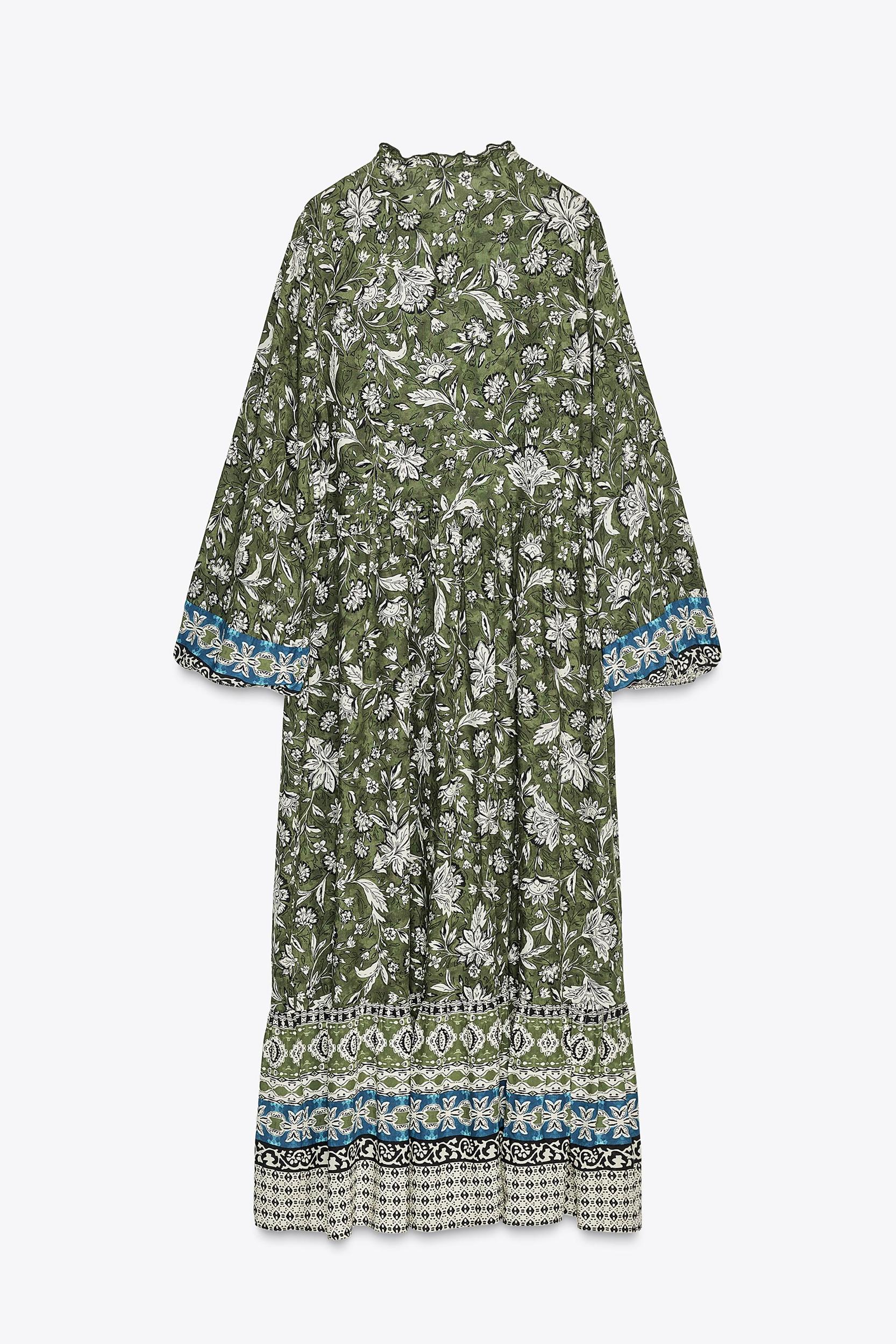 PRINTED MIDI DRESS Product Image