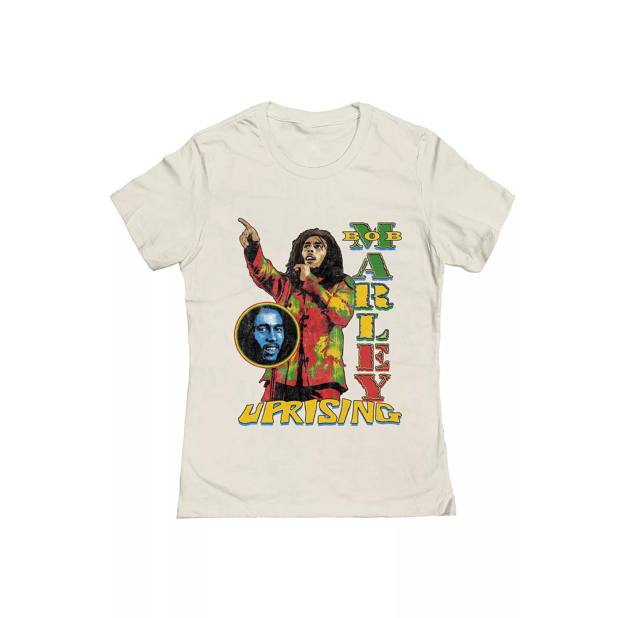 Junior's Bob Marley Uprising Live Graphic Tee, Women's,  Product Image