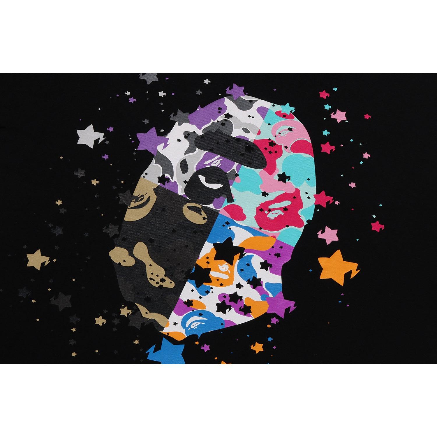 BAPE US APE HEAD STA TEE MENS Male Product Image