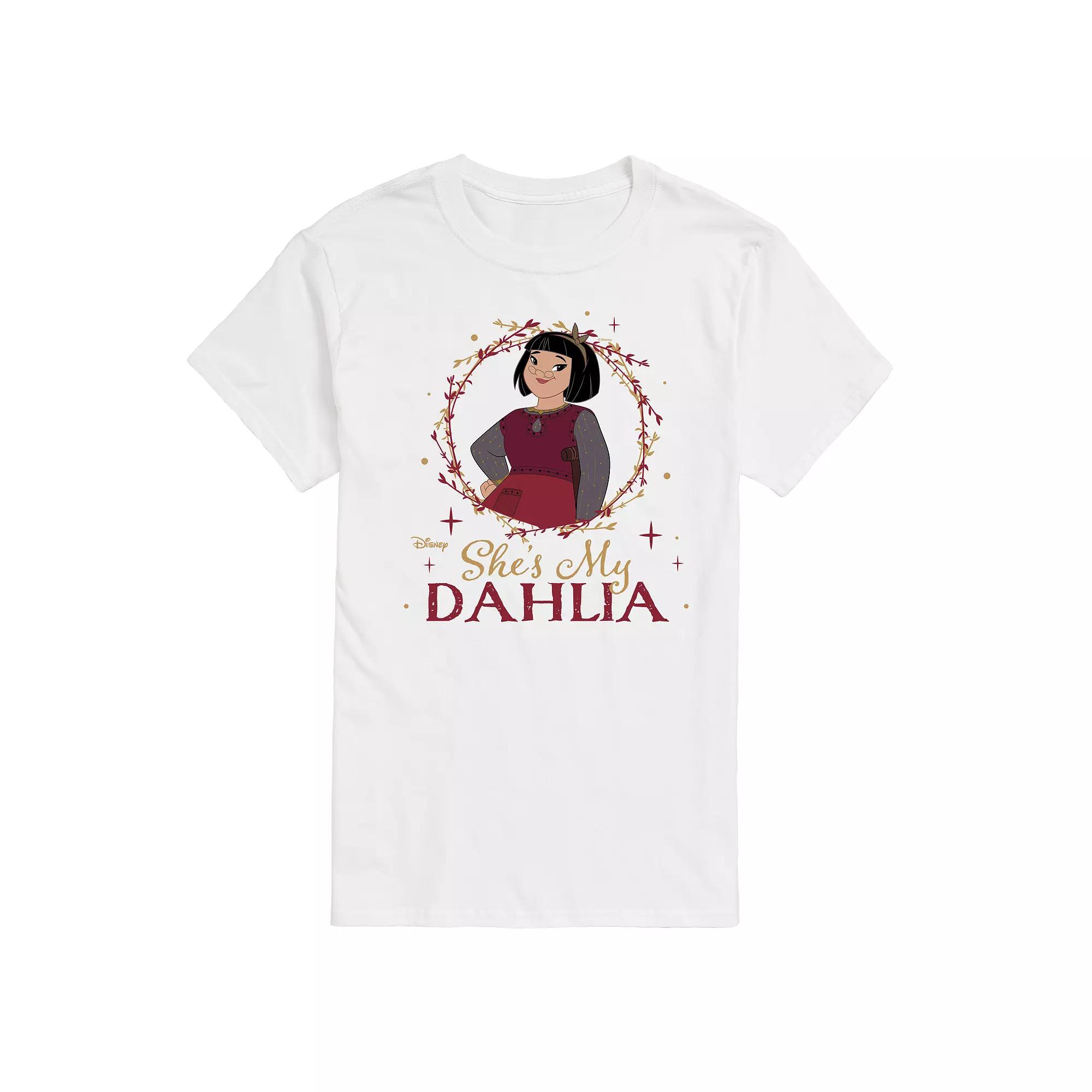 Disney's Wish Big & Tall Shes My Dahlia Graphic Tee, Men's,  Product Image