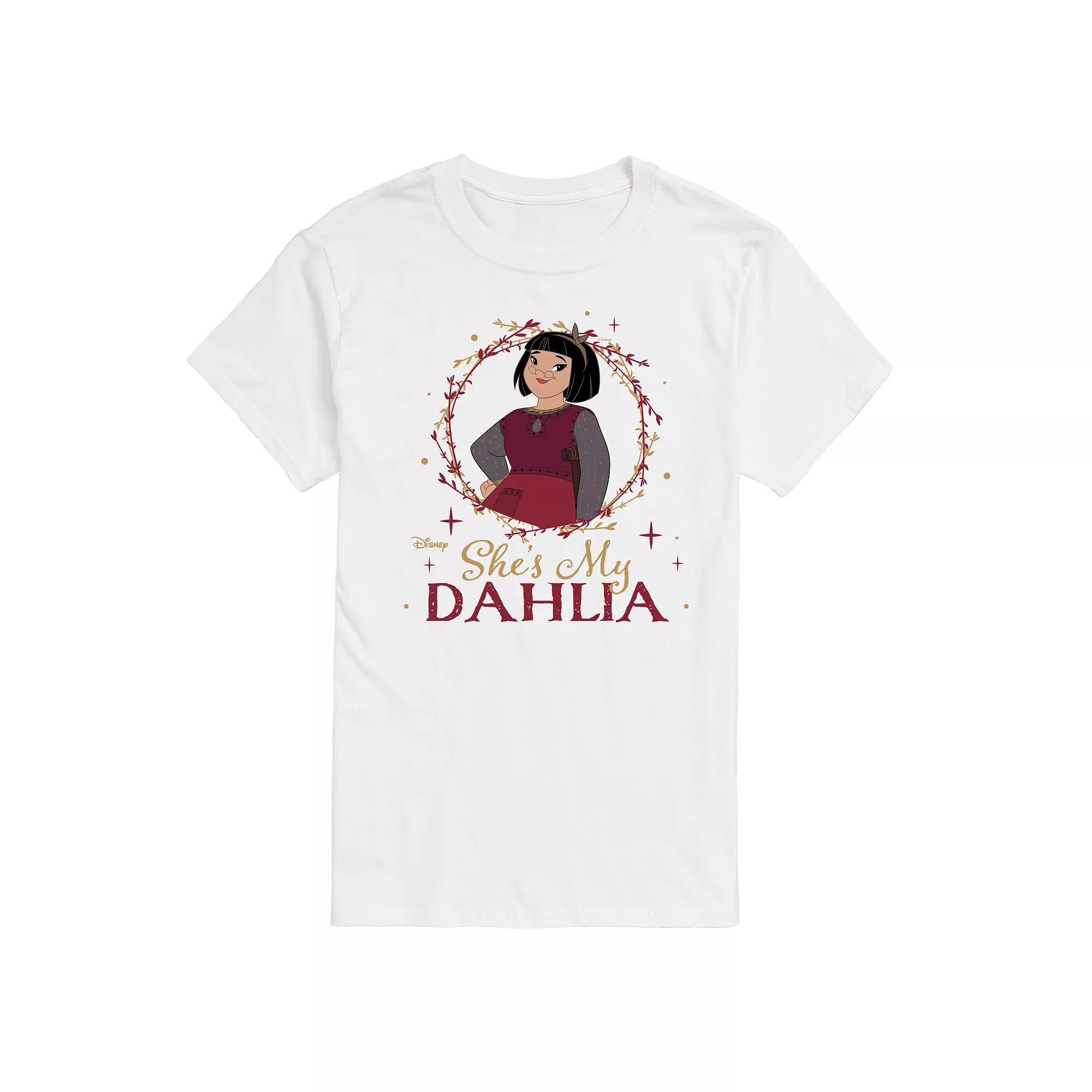 Disney's Wish Big & Tall Shes My Dahlia Graphic Tee, Men's,  Product Image