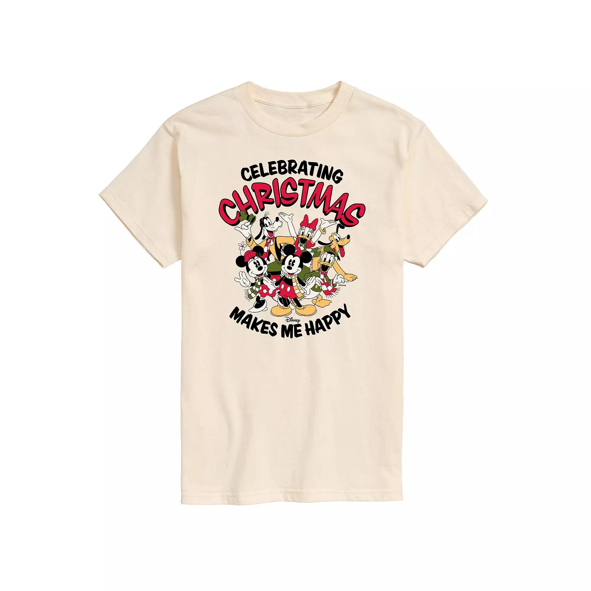 Disney Men's Celebrating Christmas Tee,  Product Image