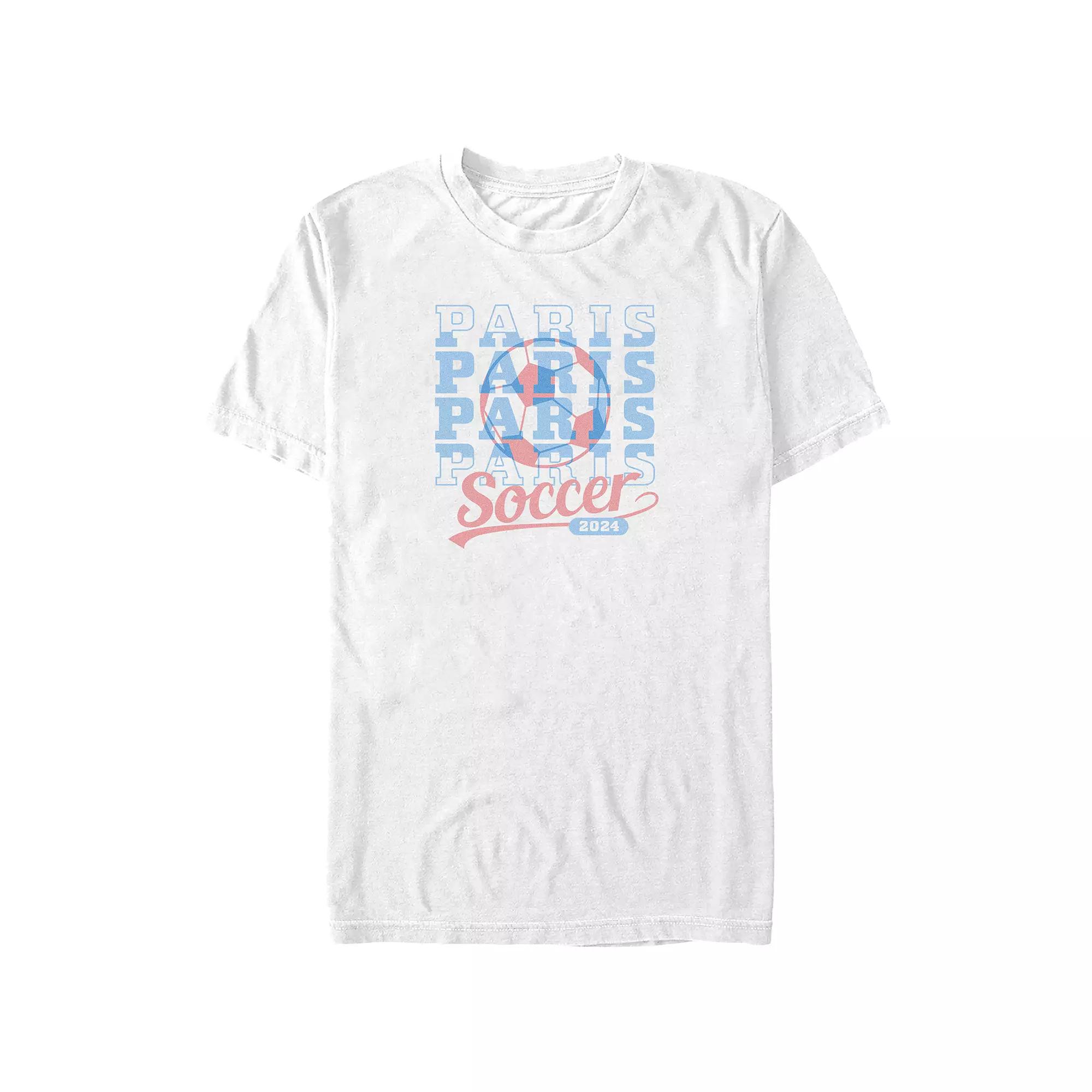 Big & Tall Paris Soccer 2024 Graphic Tee, Men's,  Product Image
