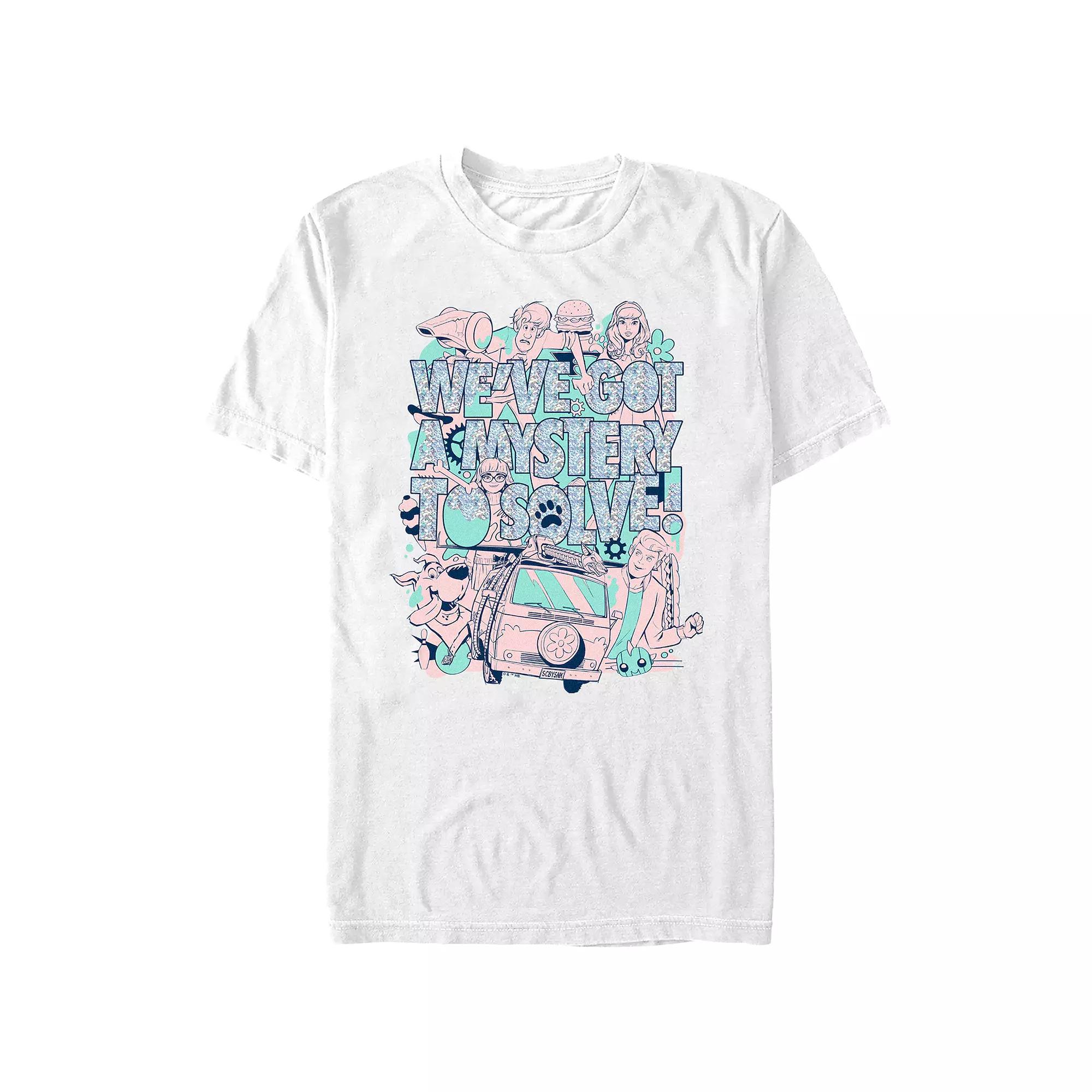 Juniors' Scooby-Doo We've Got A Mystery To Solve Boyfriend Graphic Tee, Women's,  Product Image