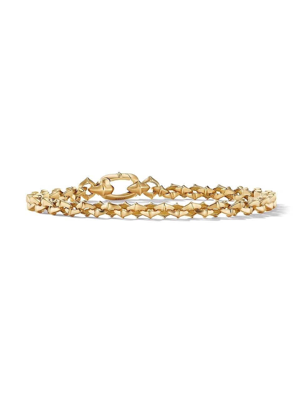 Mens Armory Chain Bracelet In 18K Yellow Gold Product Image