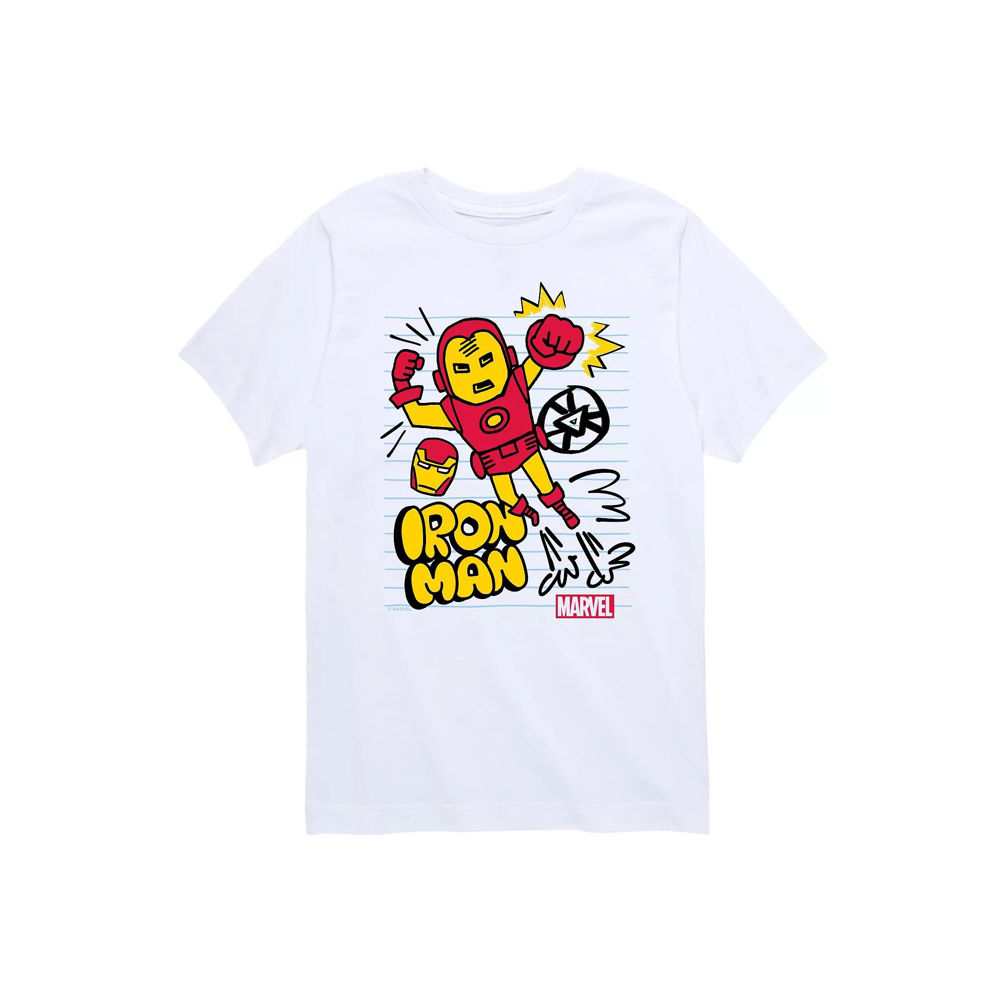 Boys 8-20 Marvel Iron Man Scribble Graphic Tee, Boy's,  Product Image
