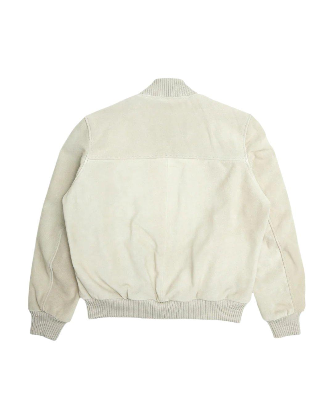 Thunder Suede Bomber - Dirty White Product Image