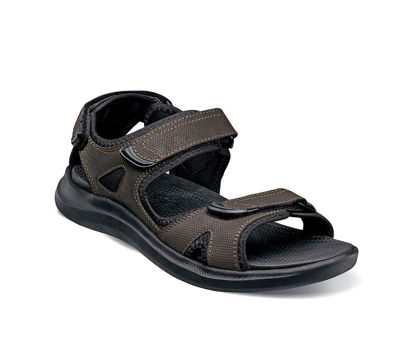 Men's Nunn Bush Rio Vista 3-Strap Outdoor Sandals Product Image