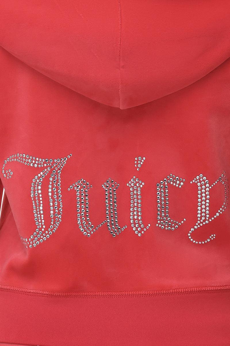 OG Big Bling Velour Hoodie Product Image