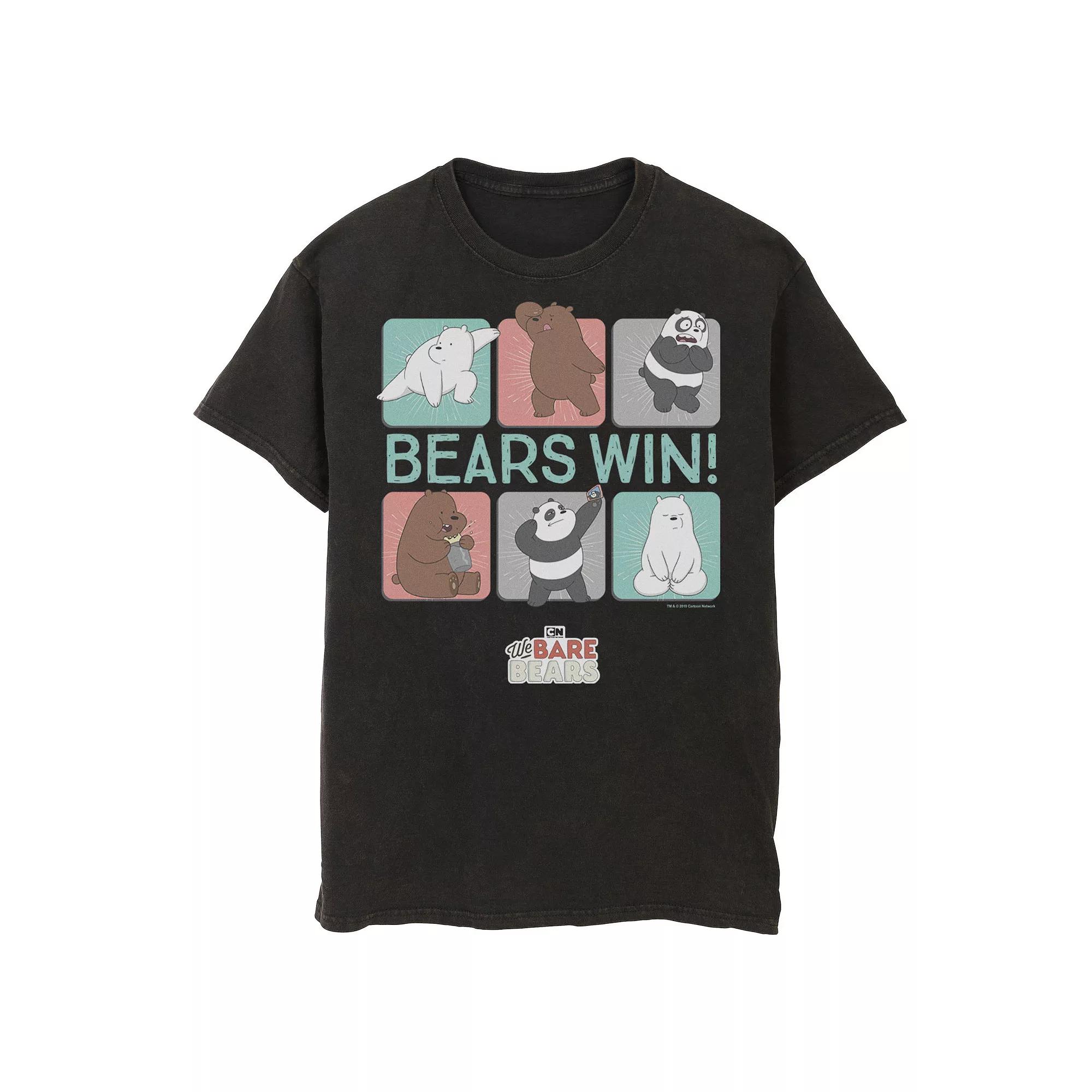 Men's Cartoon Network We Bare Bears Portrait Panels Tee,  Product Image