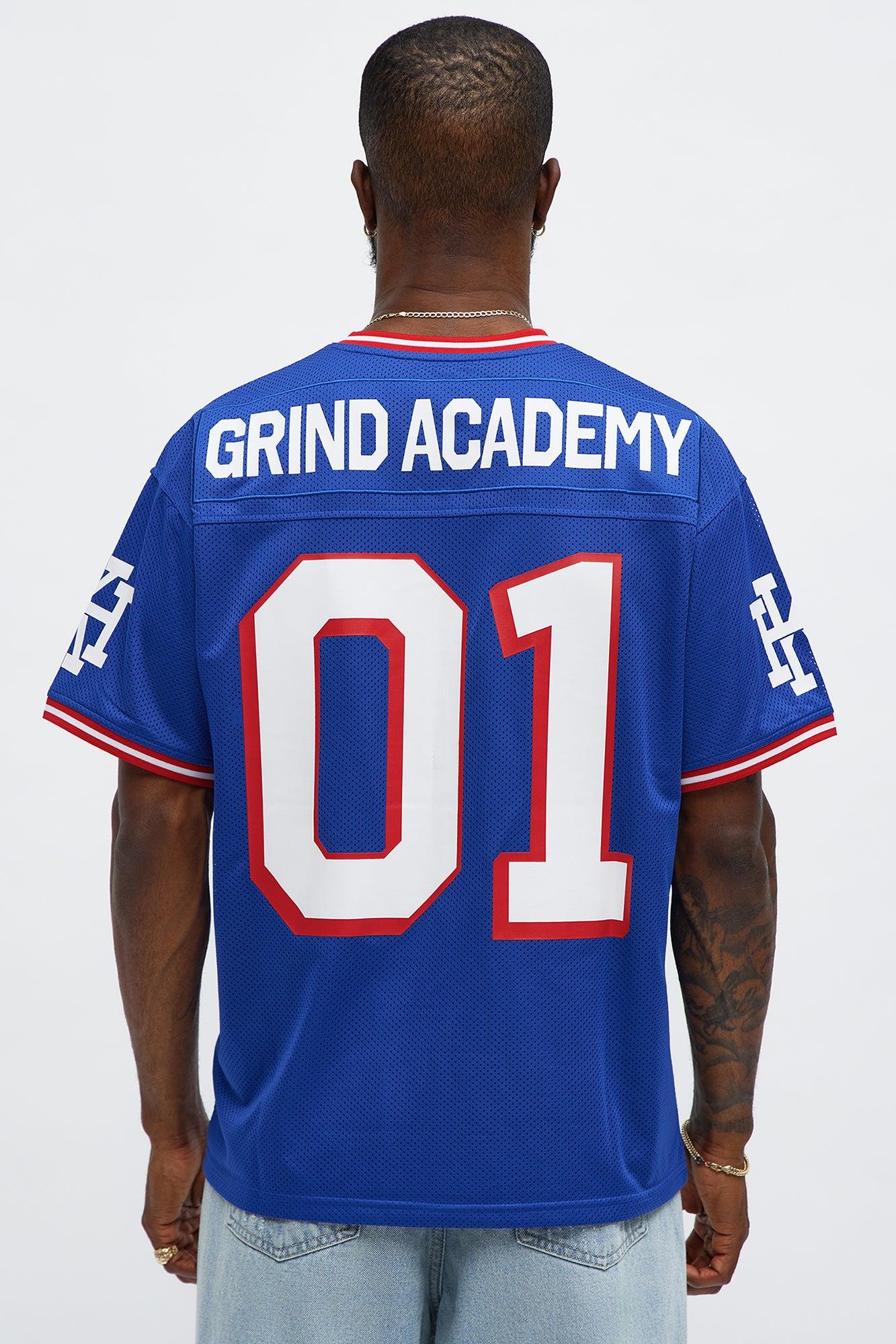 Short Sleeve Grind Academy Jersey - Blue Male Product Image