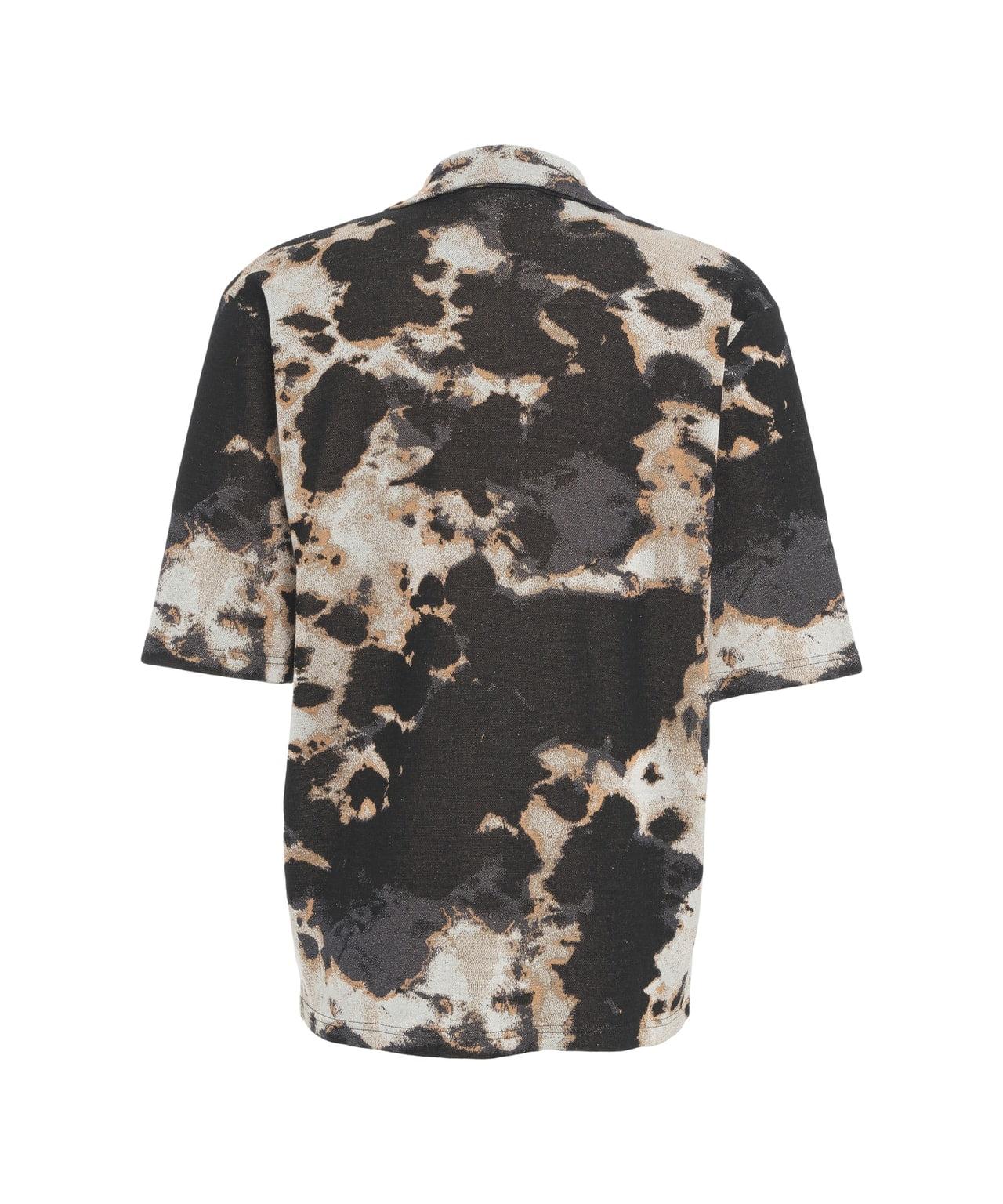 Knit shirt with print Product Image