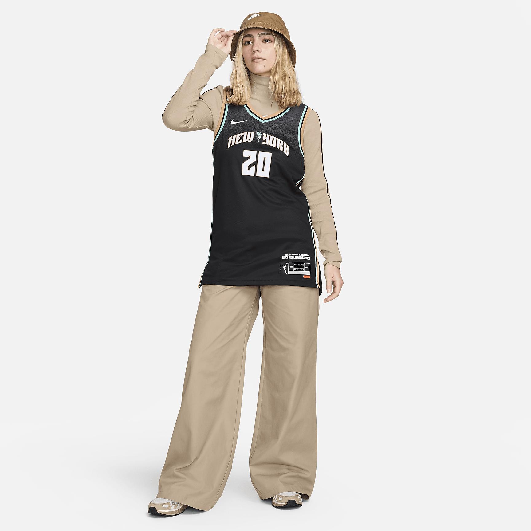 Sabrina Ionescu Liberty Explorer Edition Nike Womens Dri-FIT WNBA Victory Jersey | DJ4573-010 Product Image