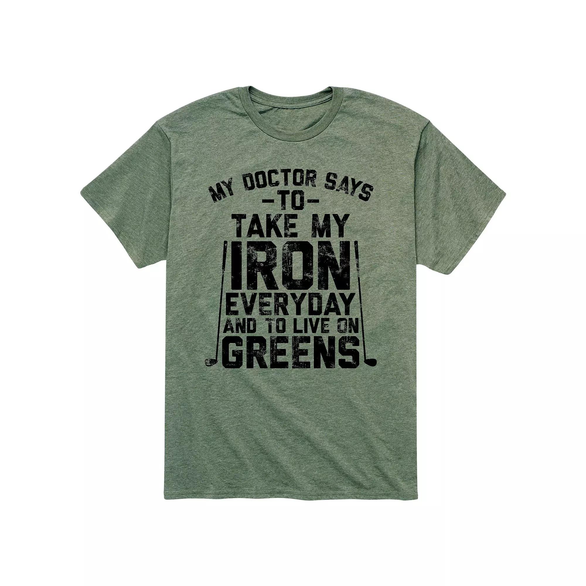 Men's Take My Iron And Live On Greens Tee,  Product Image